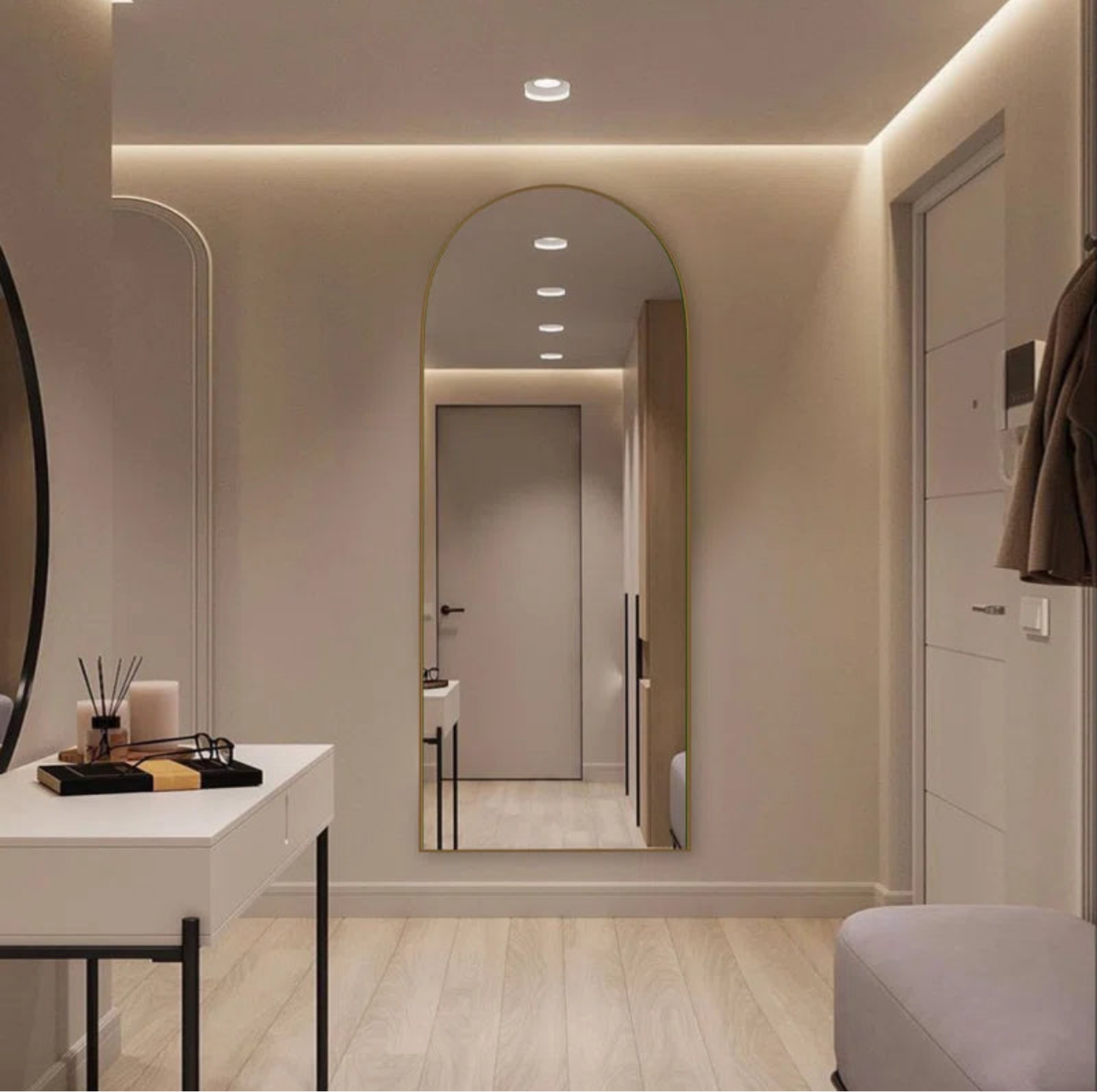 Sofia Gold Mirror 80"