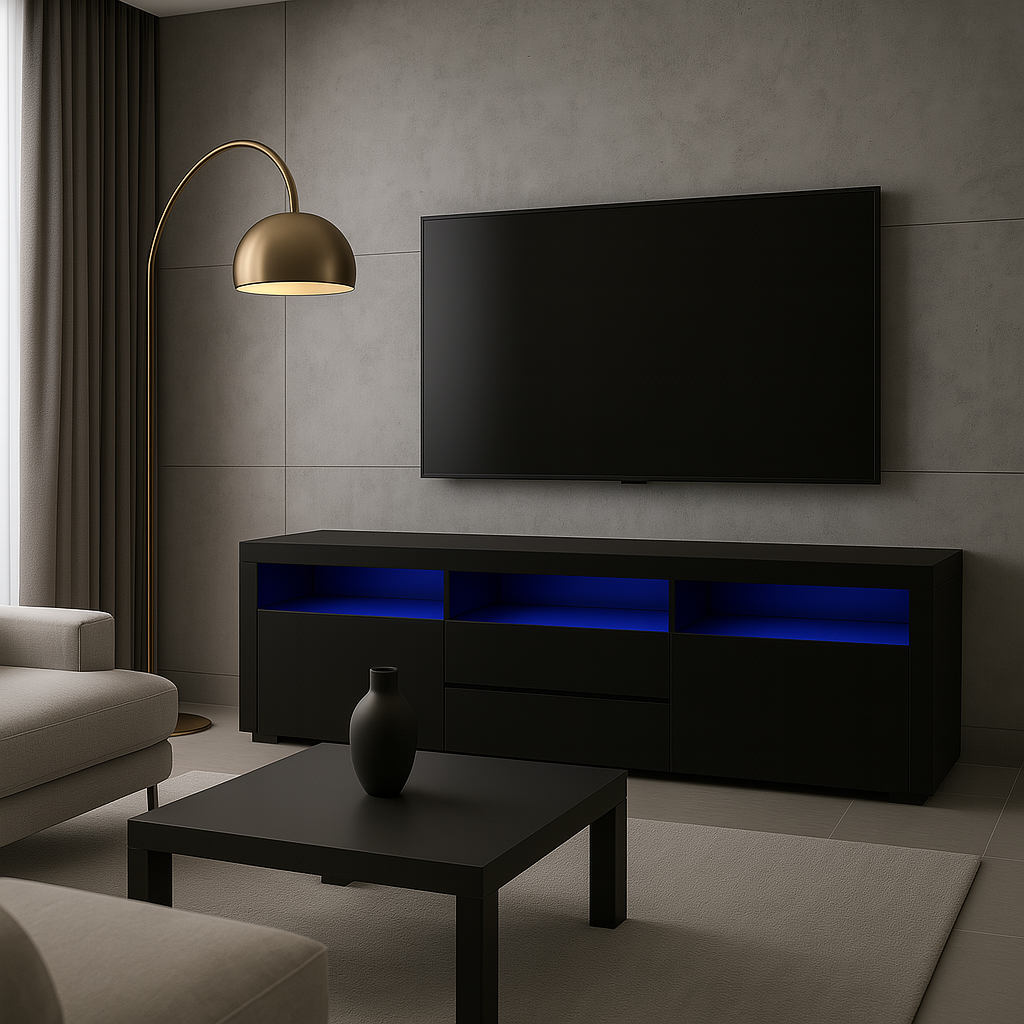 NOVY WHITE TV STAND