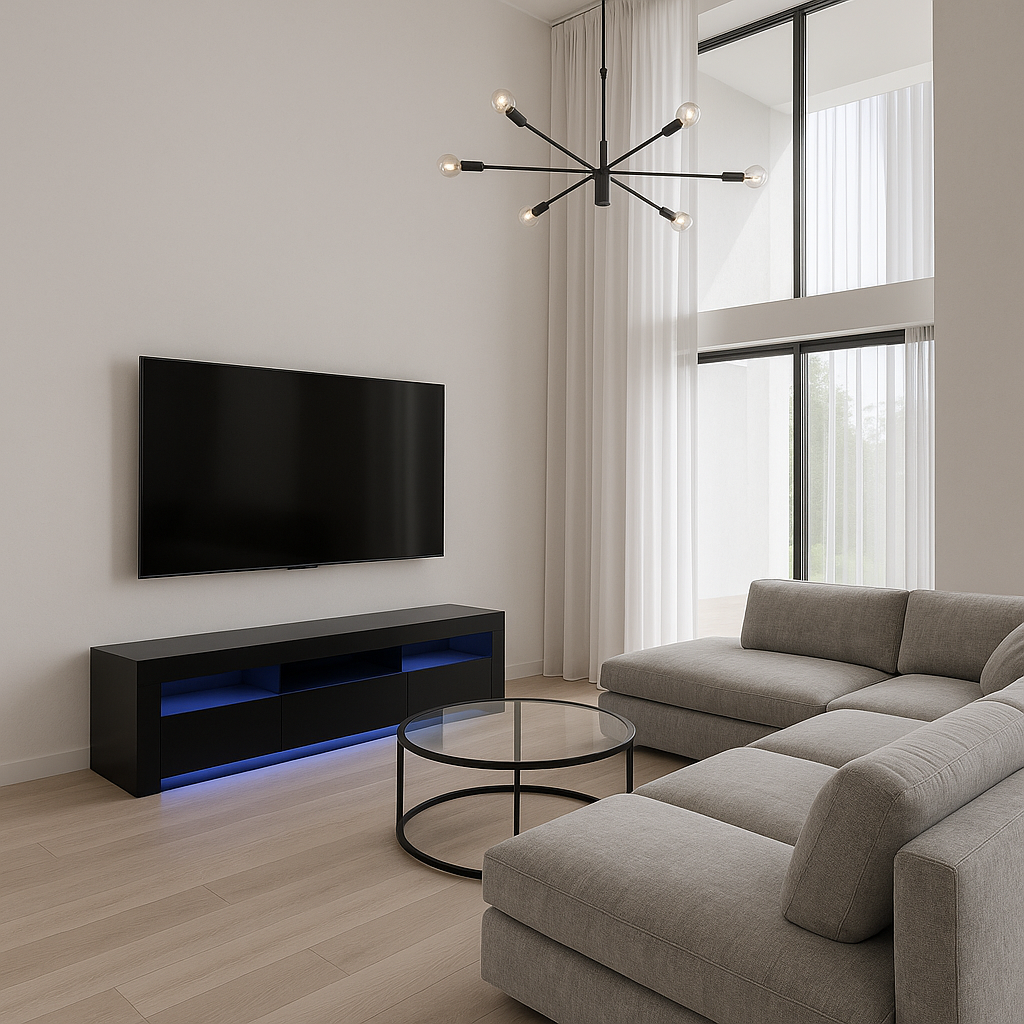 NOVY WHITE TV STAND