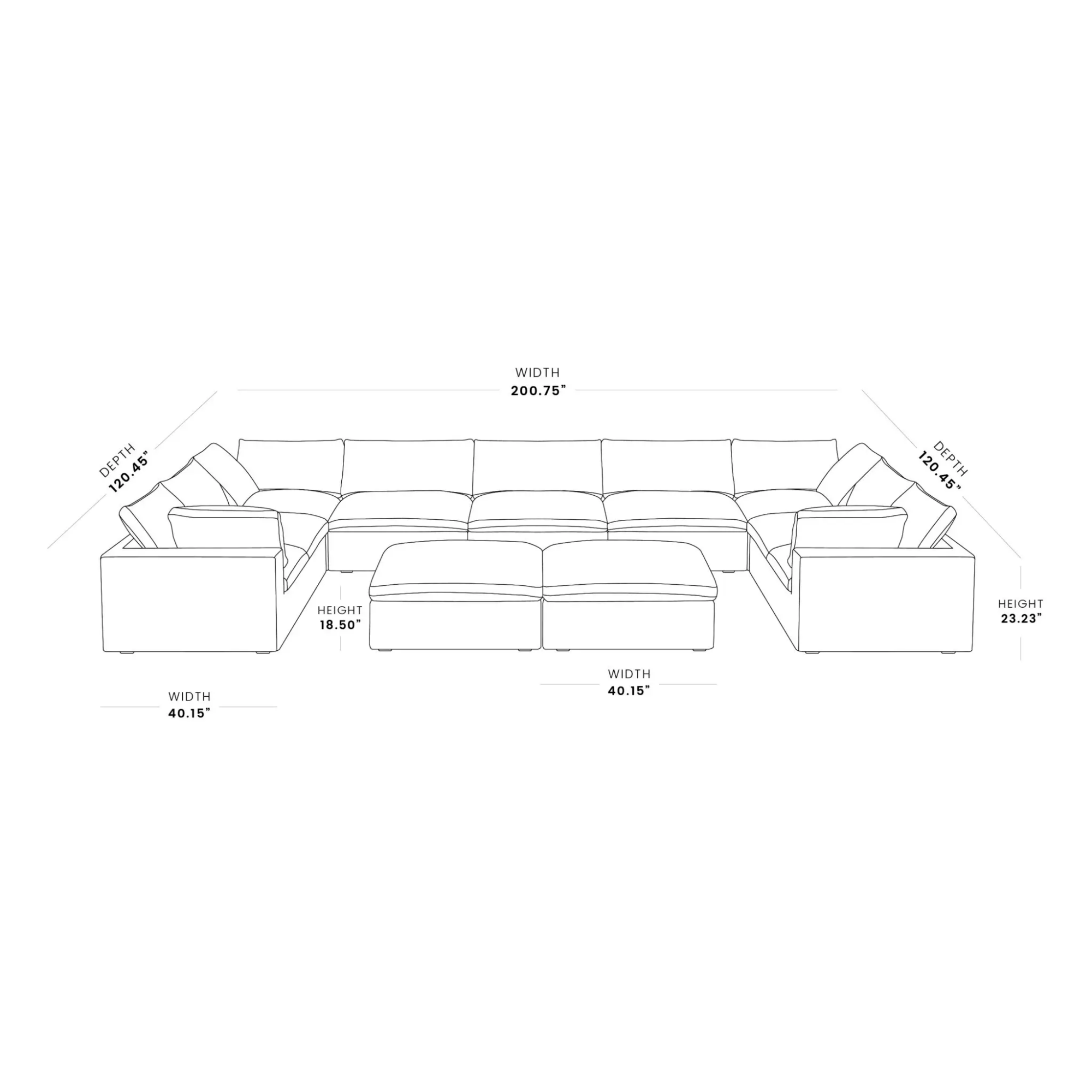 Canapé sectionnel ZEN