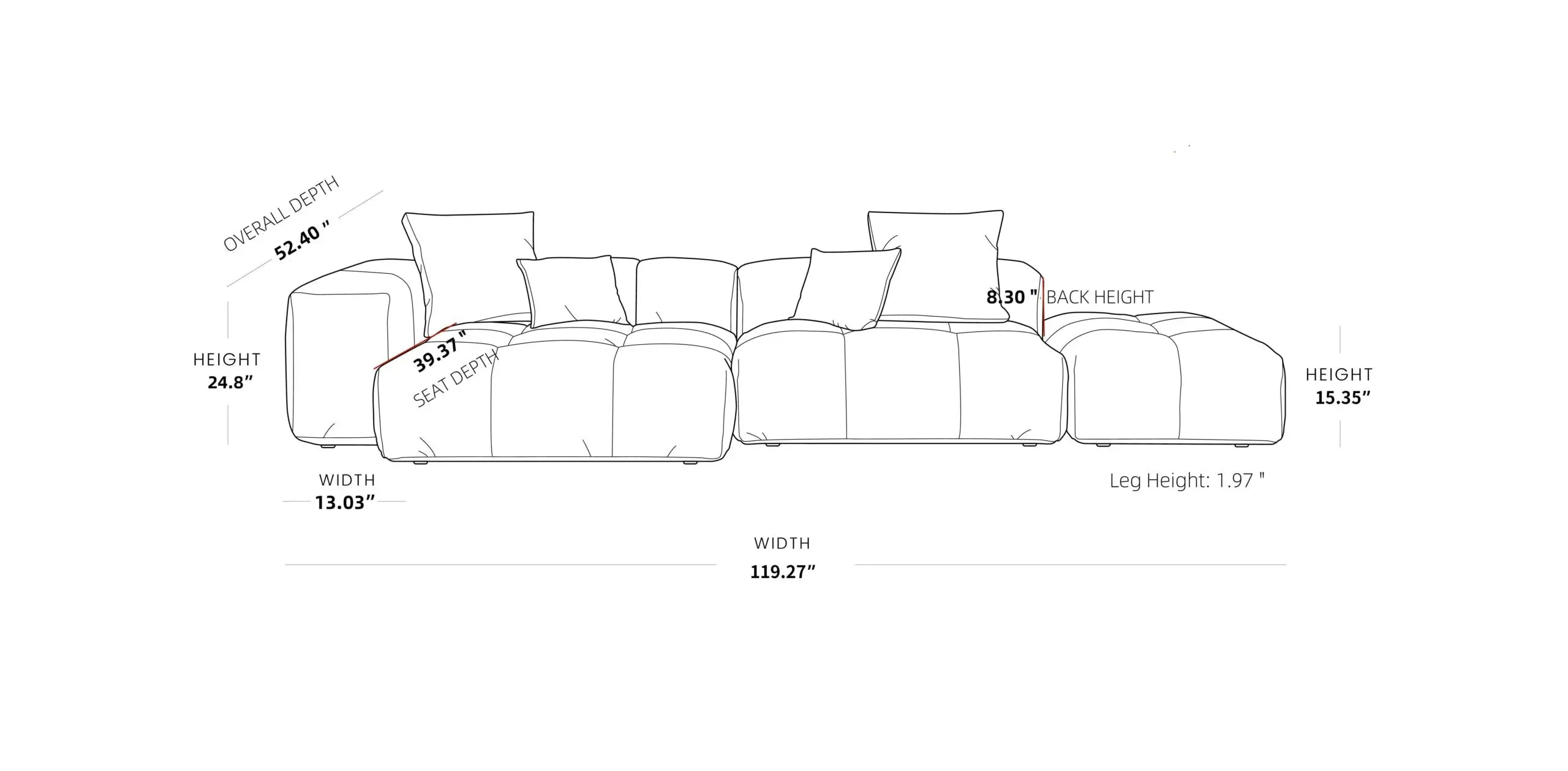 Pixel Classic Modular Sofa