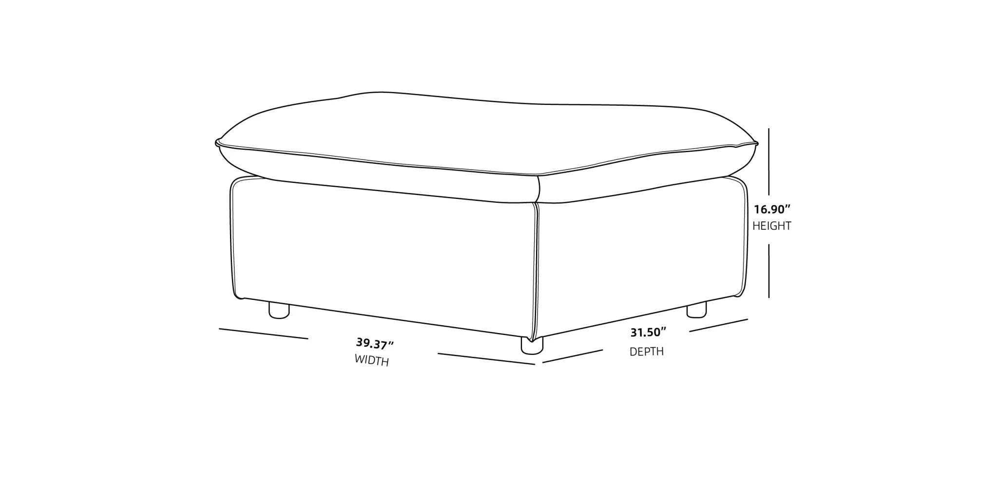 Sky Cloud Deluxe Adjustable Sectional Sofa