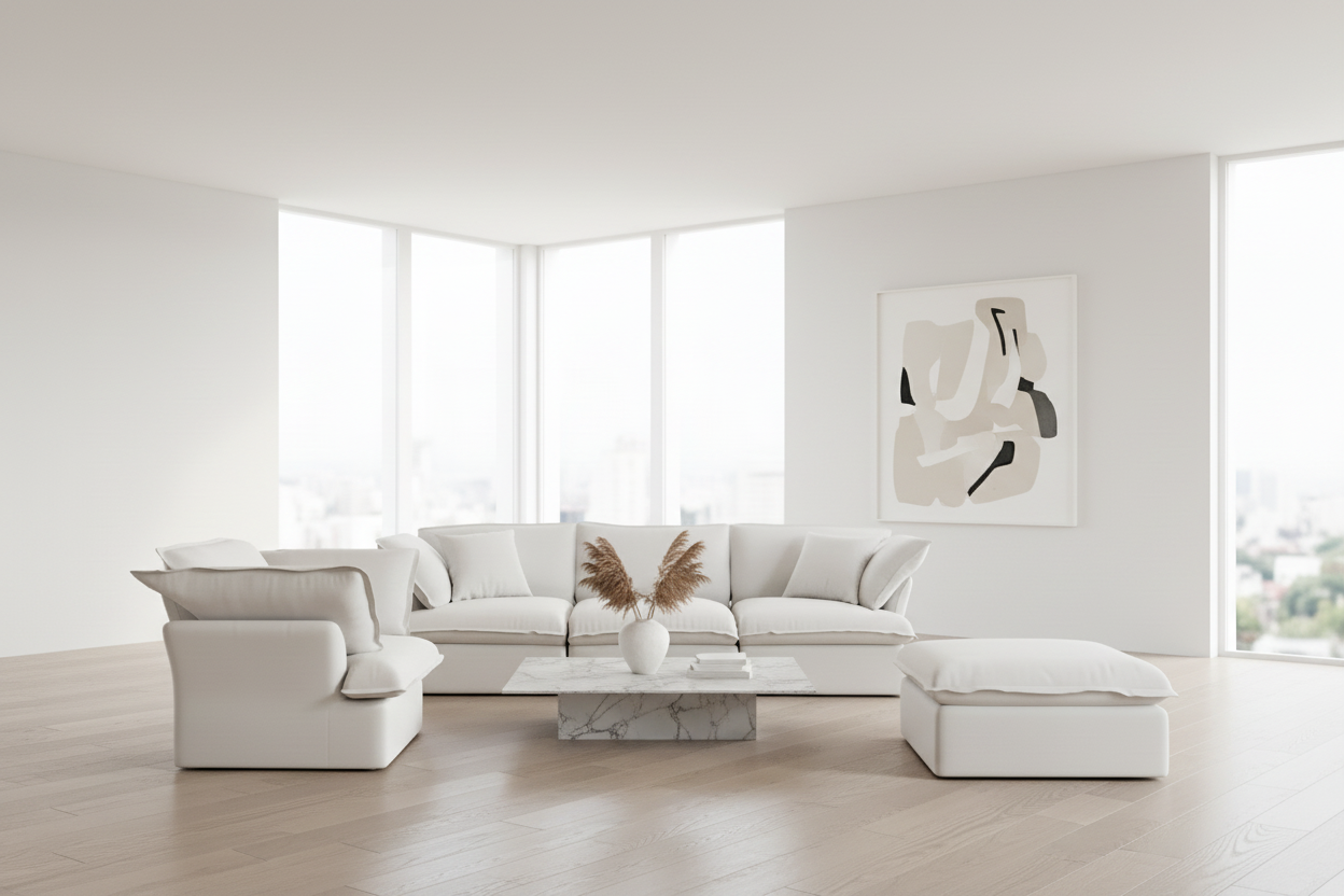 Sky Classic Linen Cloud Sofa