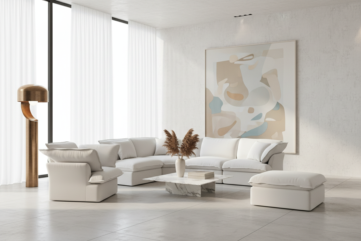 Sky Classic Linen Cloud Sofa