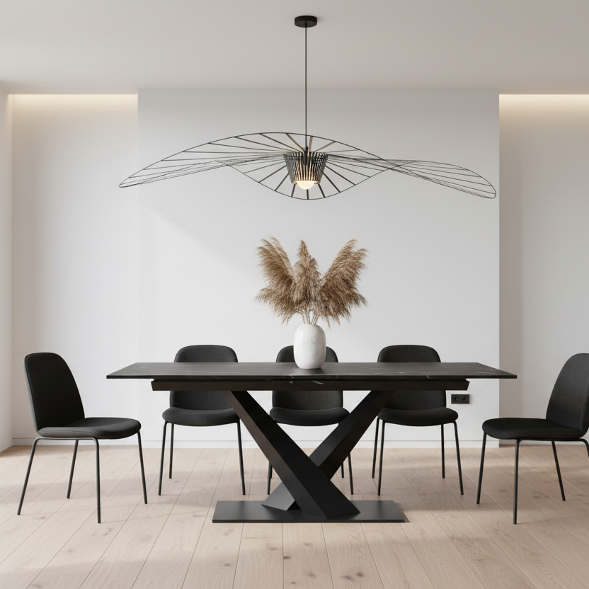 Table à manger Julius avec rallonge