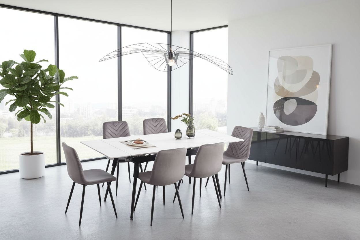 7Pc Dining Set T-1818 C-1817