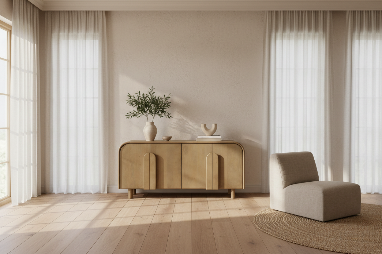 Lyaana Sideboard - Natural Oak