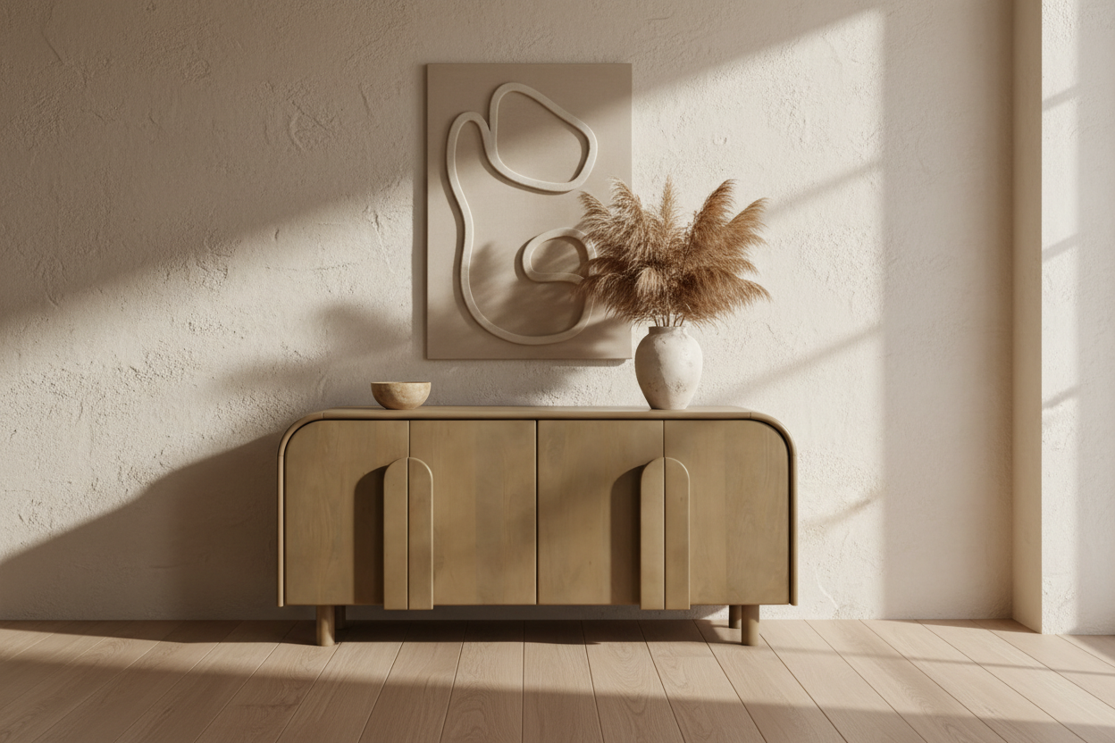 Lyaana Sideboard - Natural Oak