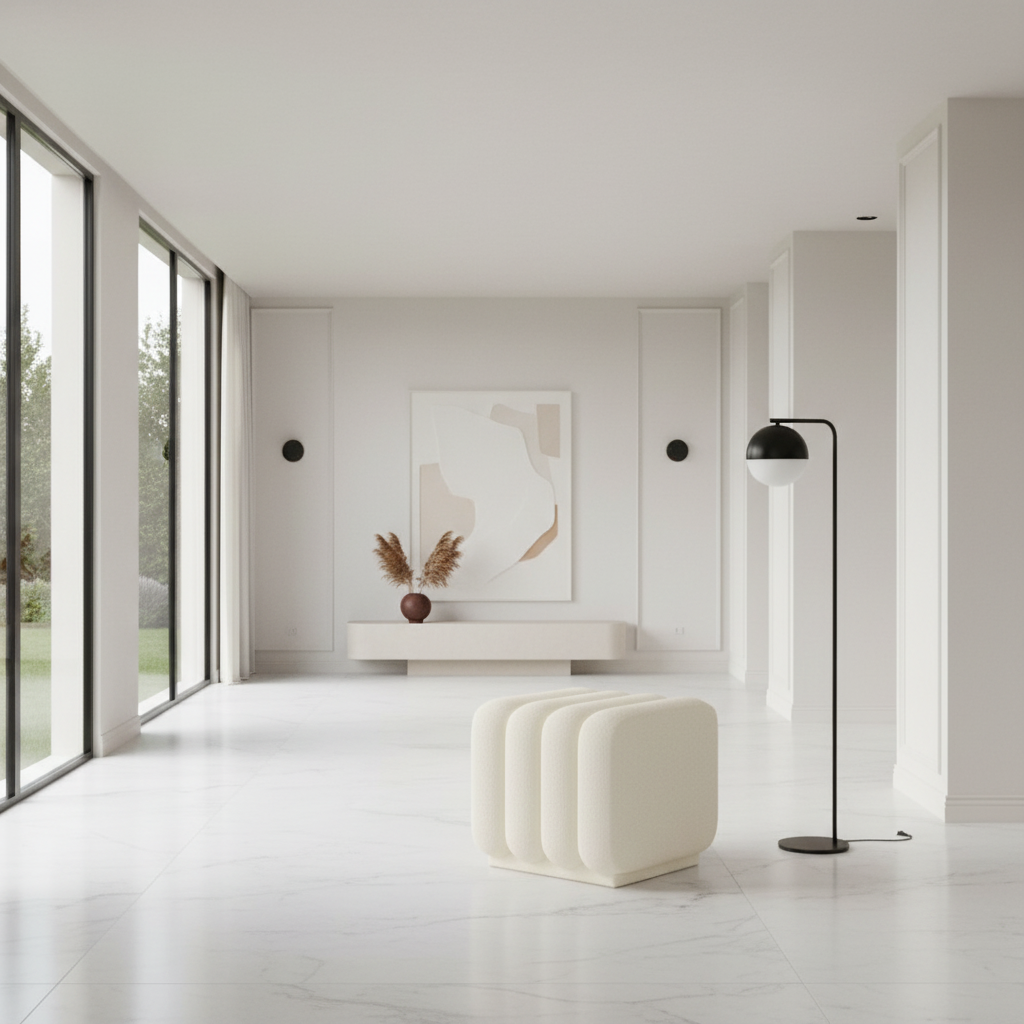 Rigel Small Square Ottoman