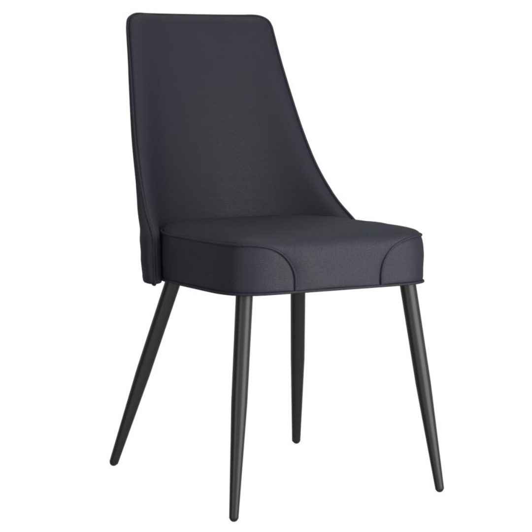 Chaise de salle à manger Koda, similicuir, lot de 2