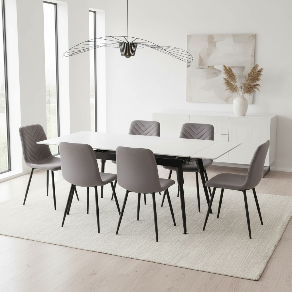 Ensemble de salle à manger 7 pièces T-1818 C-1817