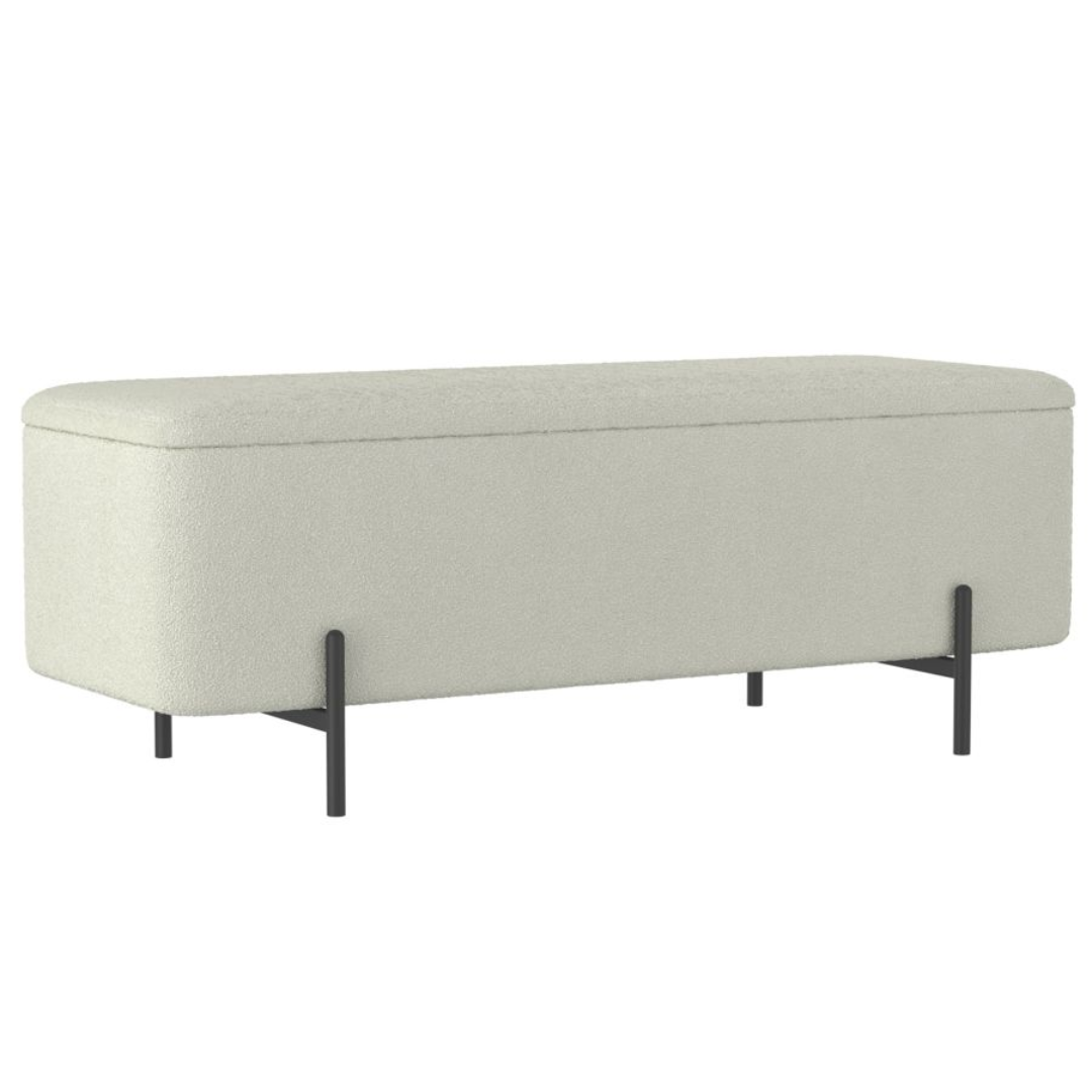 Banc ottoman de rangement Erzo