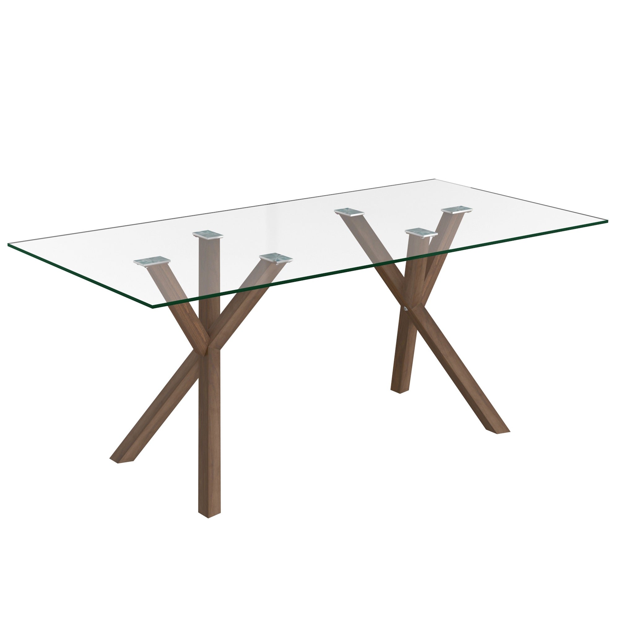 Table à manger rectangulaire Stark en noir