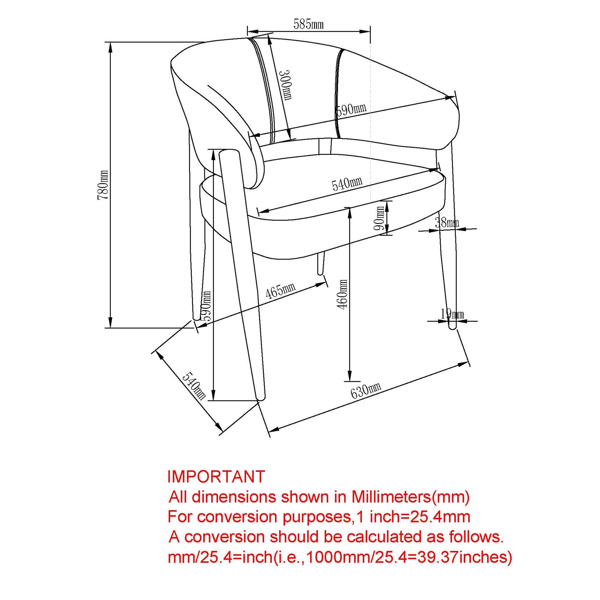 Bronson Dining Chair, Set of 2