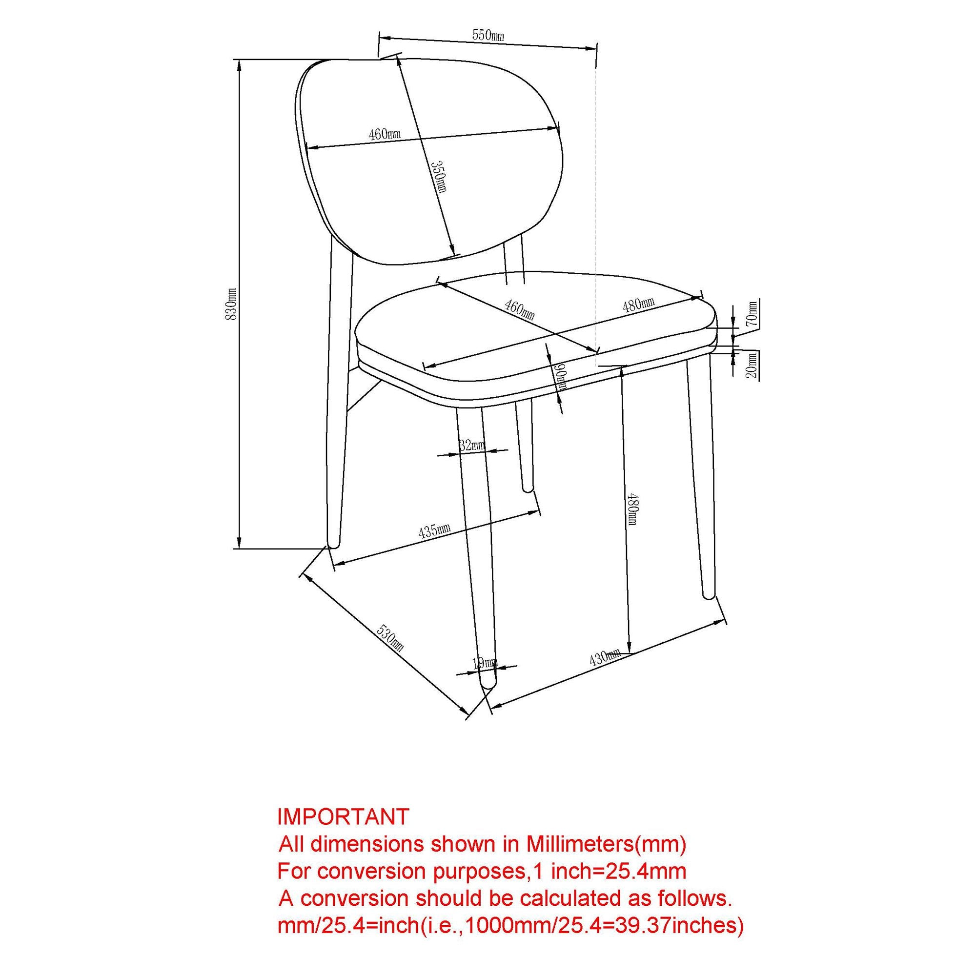 Gideon Dining Chair, Set of 4