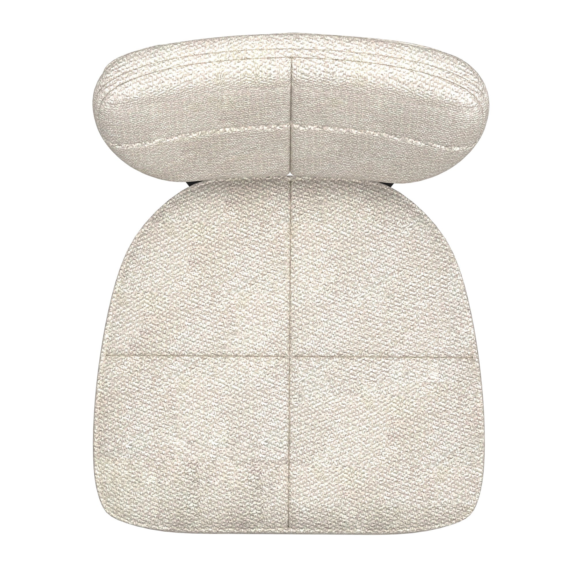 Chaise de salle à manger Zeke, lot de 2, beige et noir