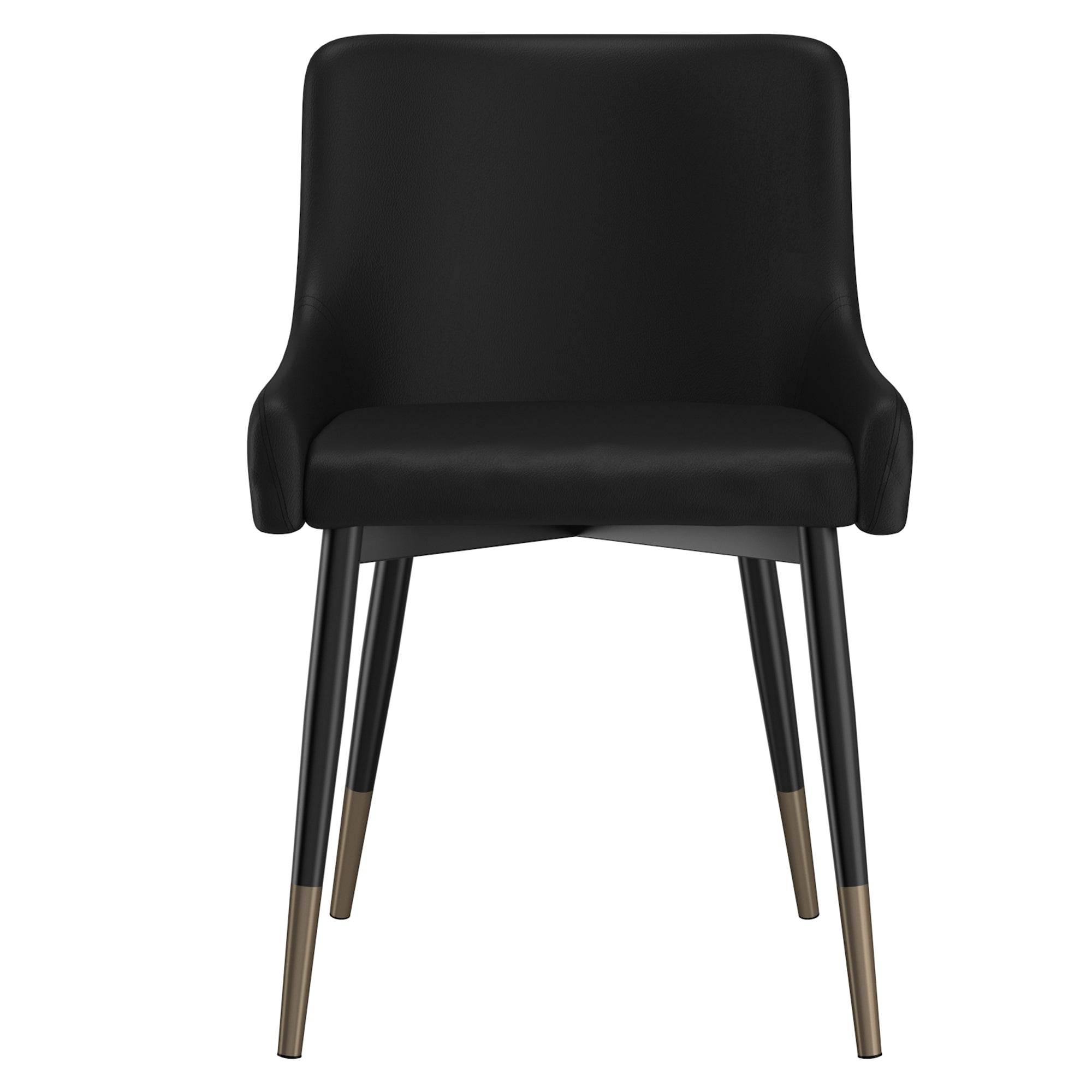 Chaise de salle à manger Xander, lot de 2, noir