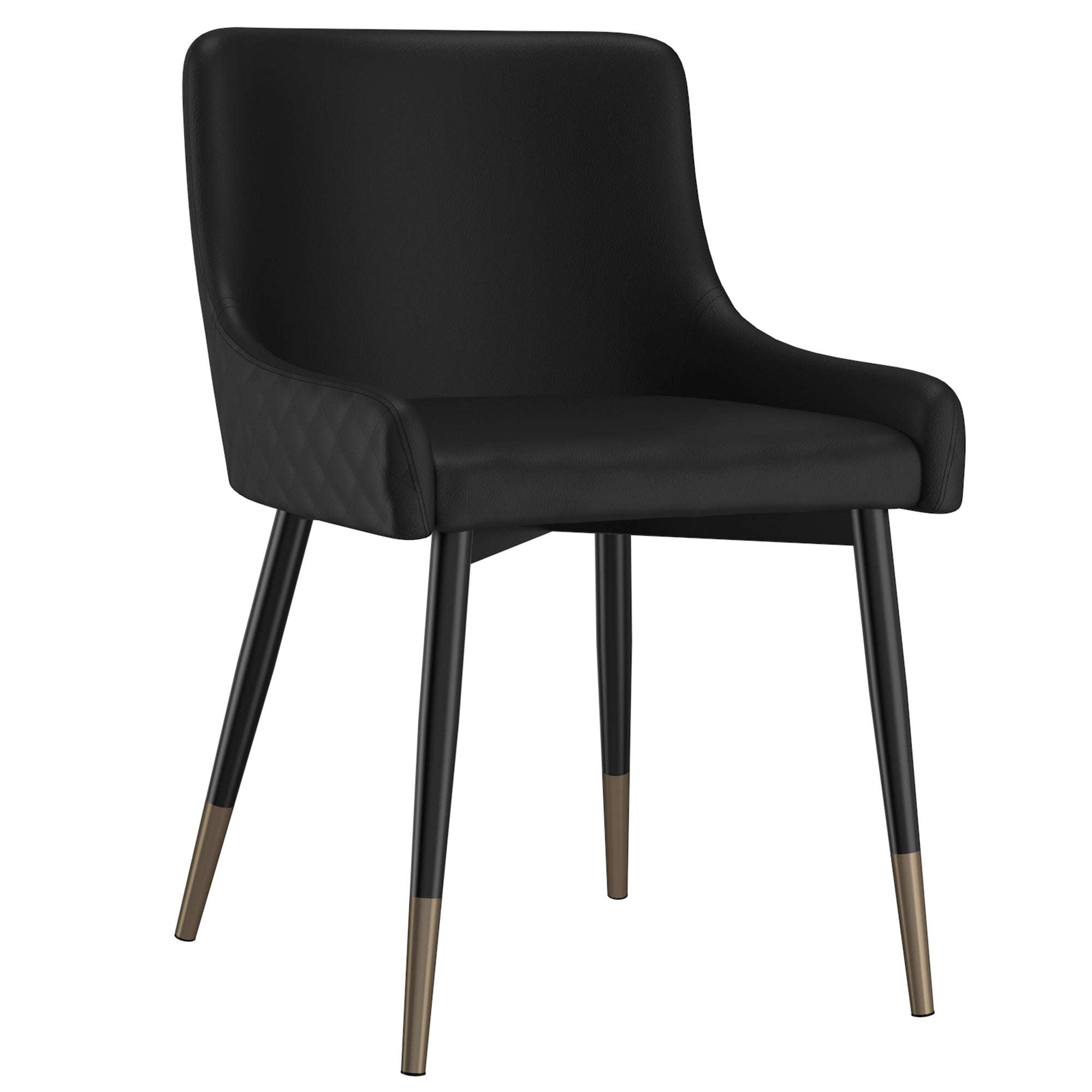 Chaise de salle à manger Xander, lot de 2, noir
