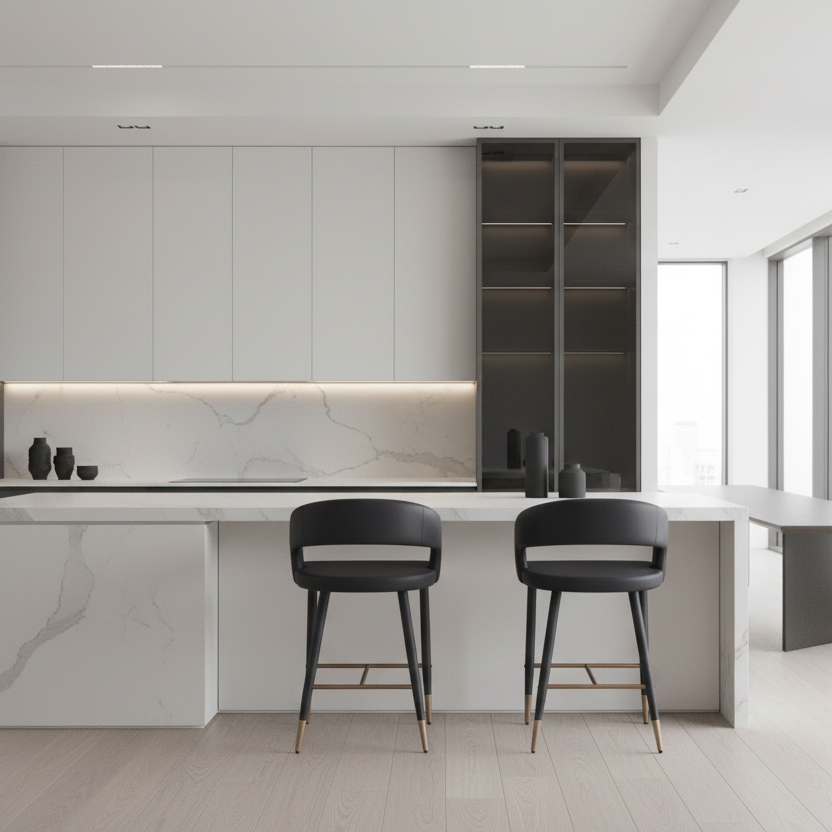 Tabouret de bar Crimson-26'', ensemble de 2