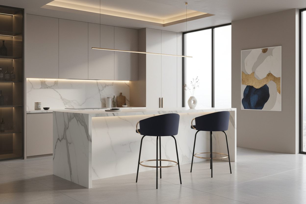 Tabouret de bar Lavo-26'', ensemble de 2