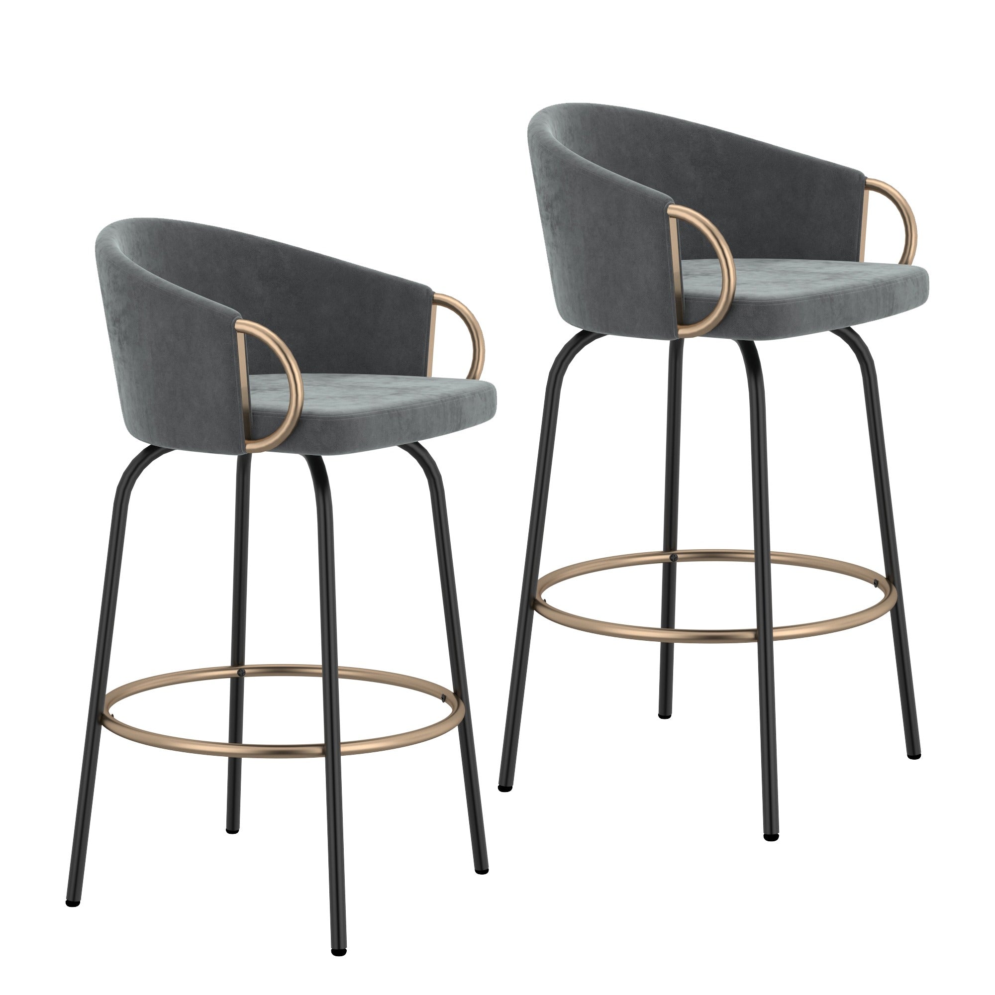 Tabouret de bar Lavo-26'', ensemble de 2