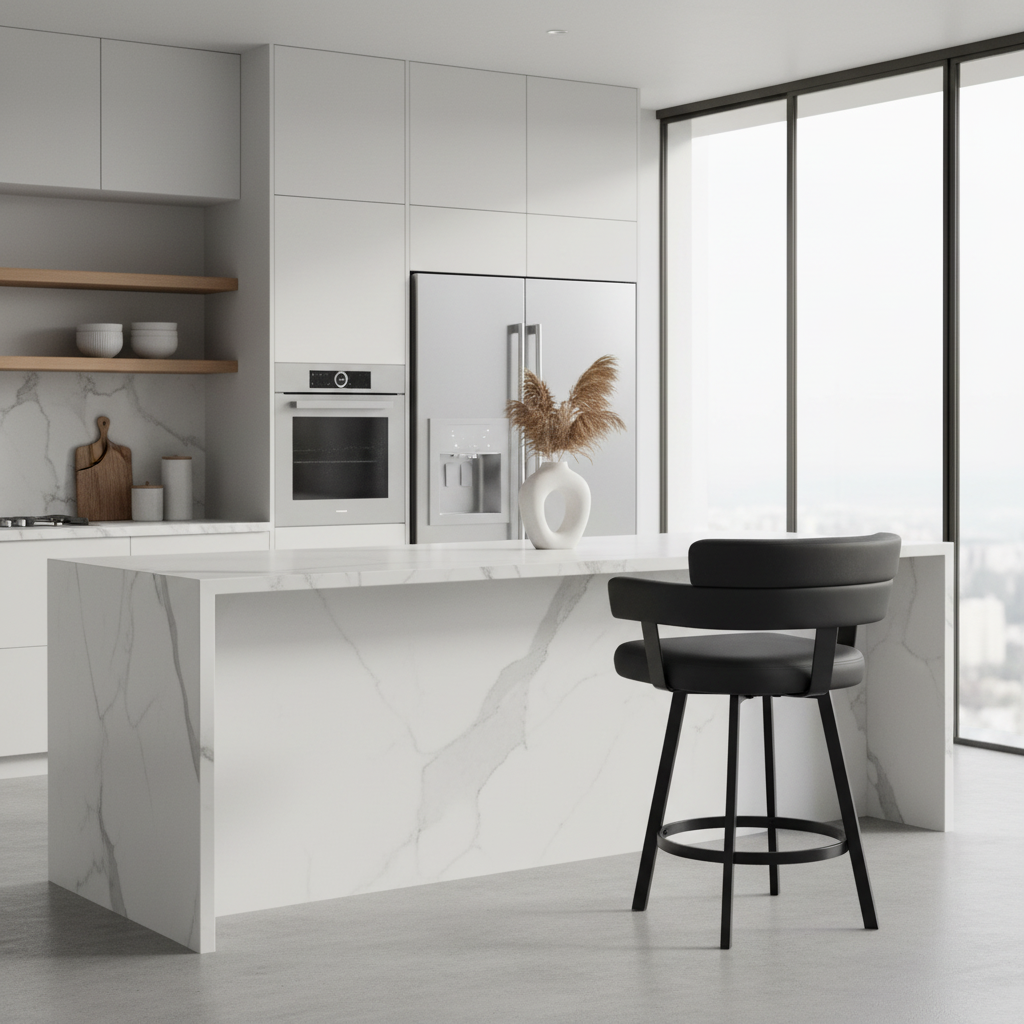 Oberon 26" Counter Stool with Swivel, Set of 2