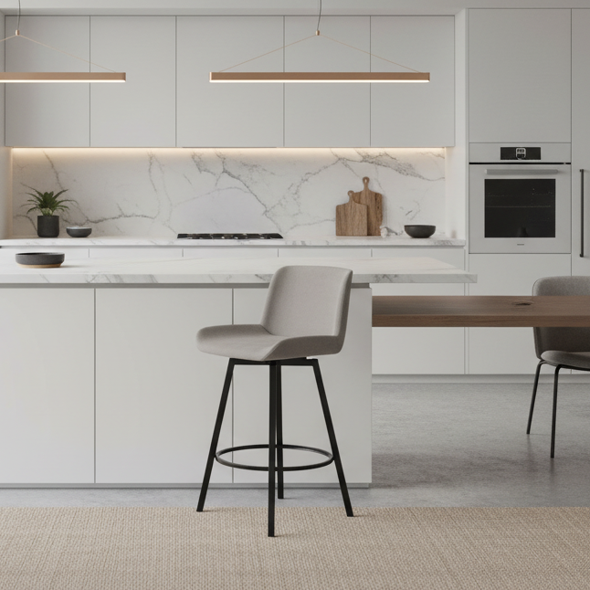 Fern-26'' Tabouret de bar, ensemble de 2