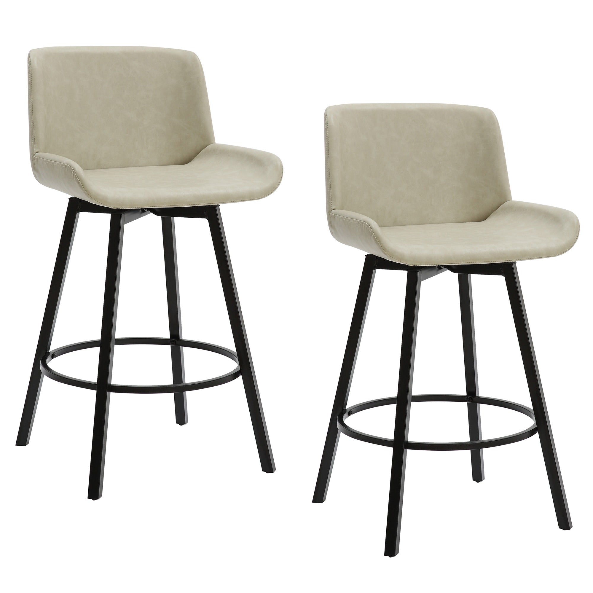 Fern-26'' Tabouret de bar, ensemble de 2