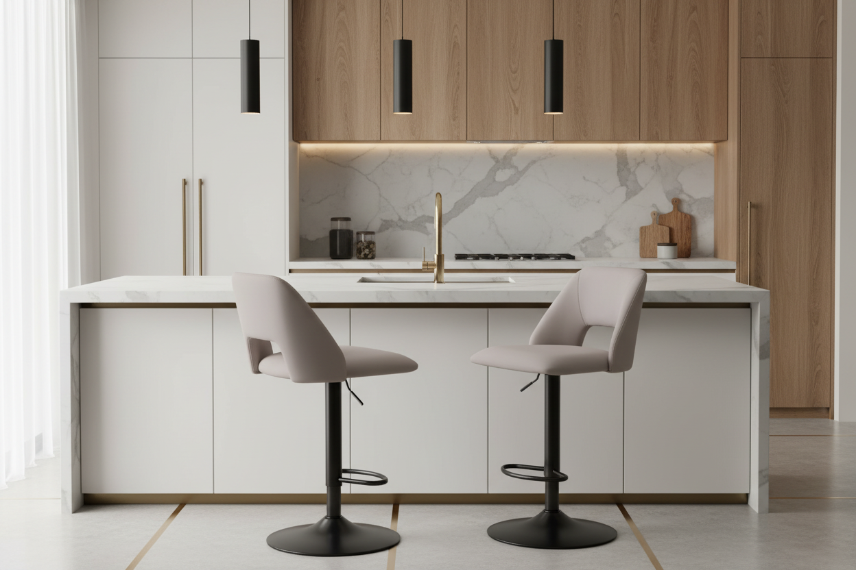 Adler Adjustable Height Stool, set of 2