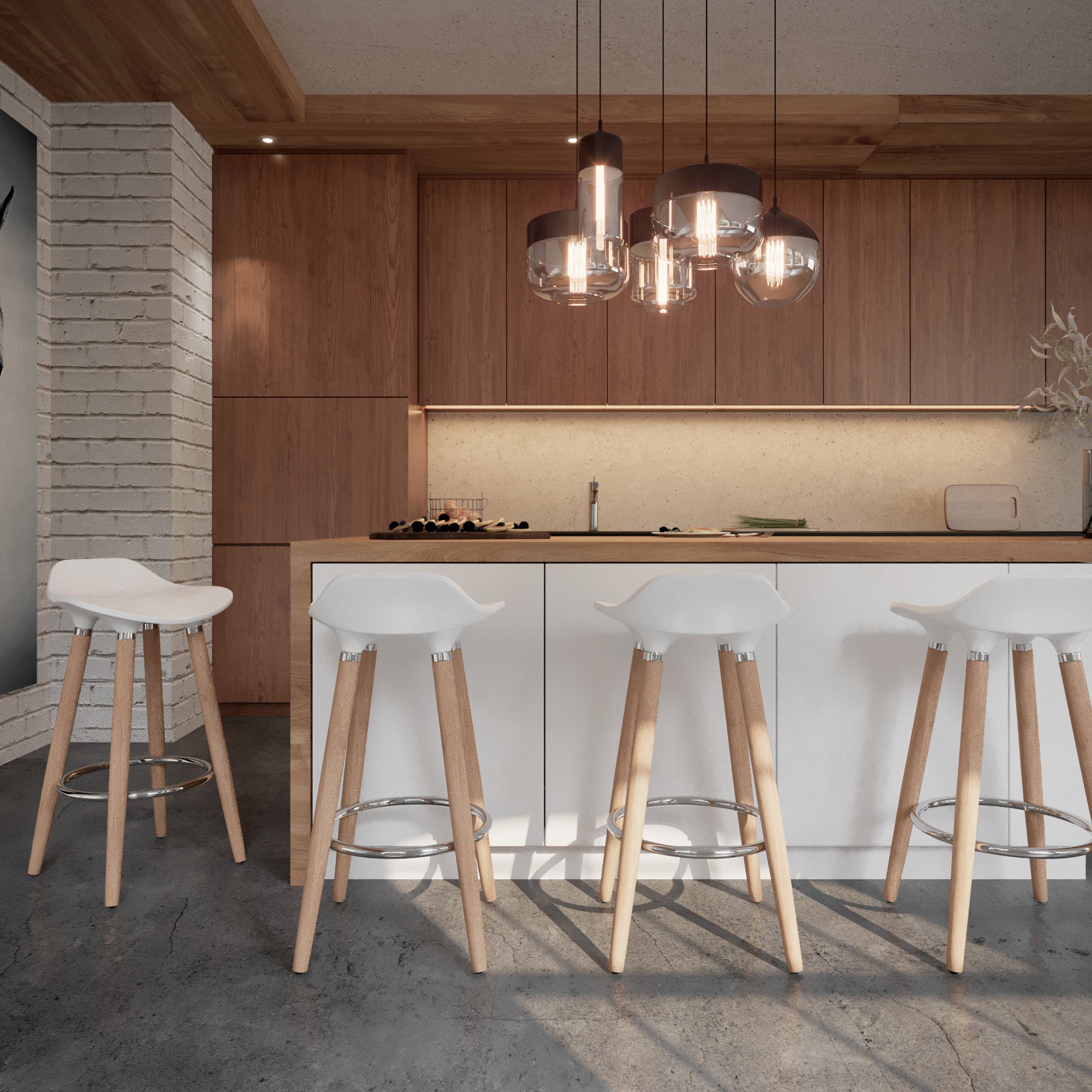 Tabouret de bar Trex-26", lot de 2