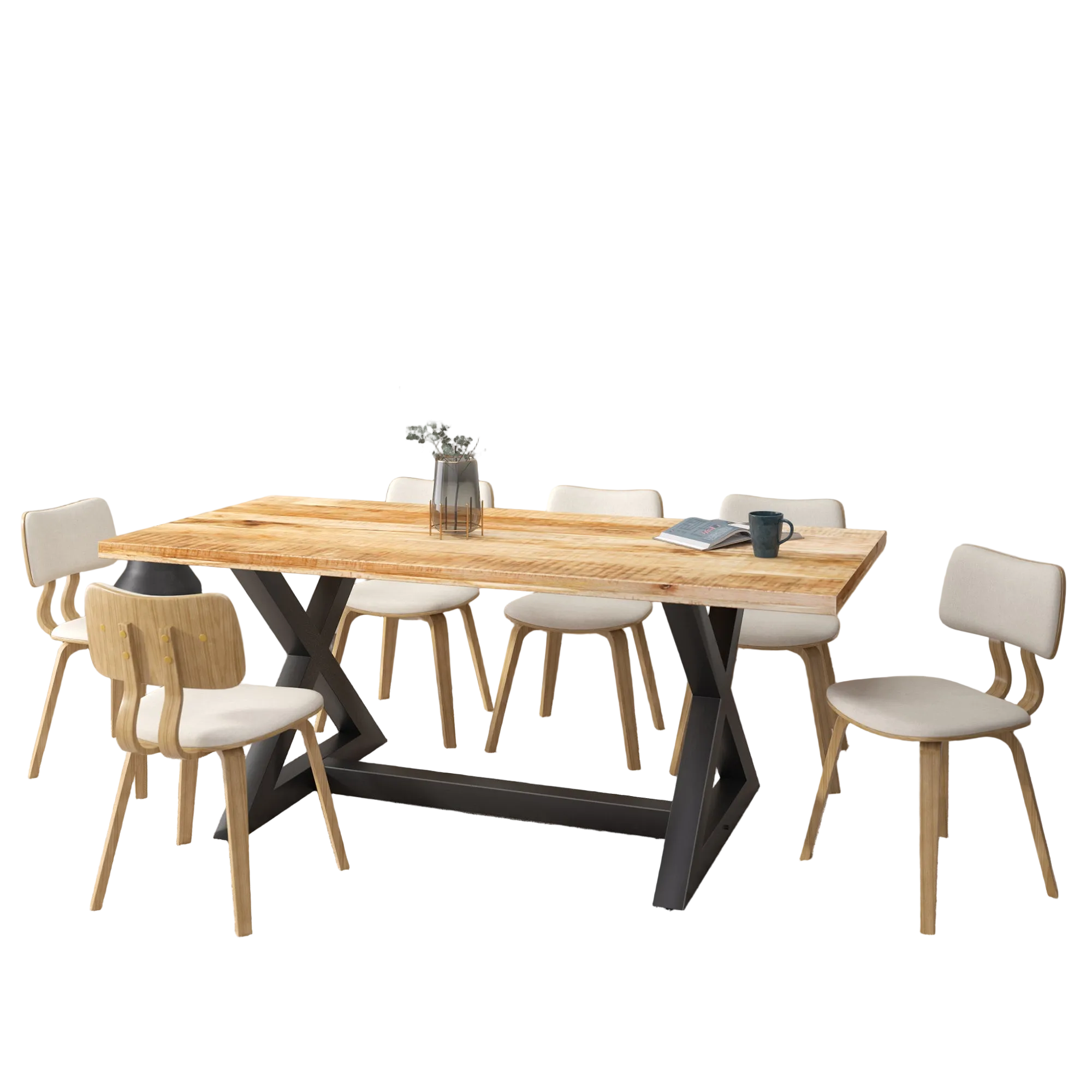 Zax Natbk Zuni Bg-7Pc Dining Set
