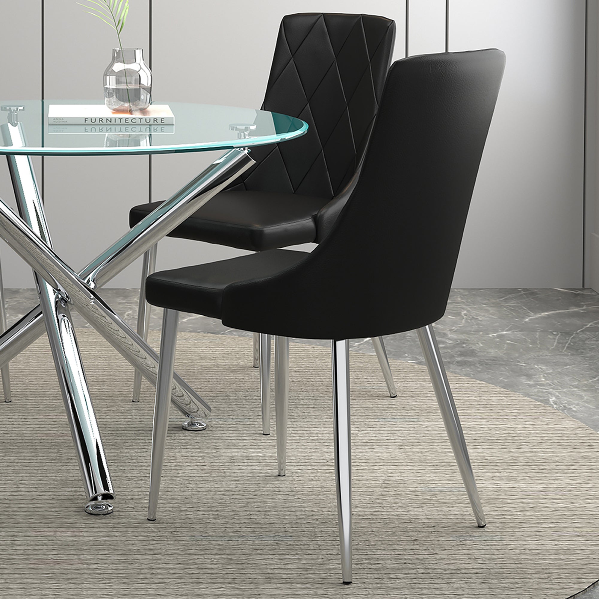Solara Ii Devo Bk-5Pc Dining Set