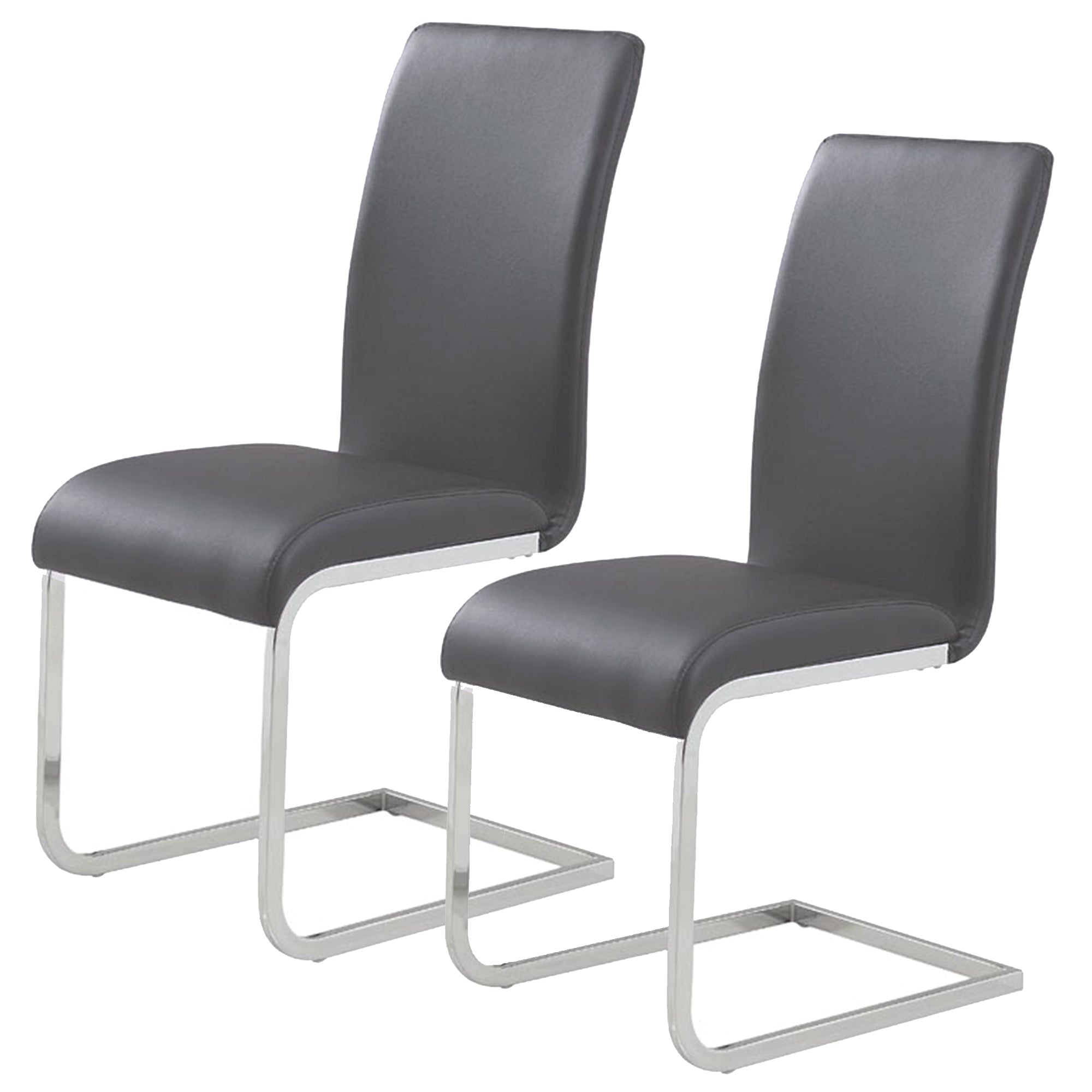 Ensemble de salle à manger Frankfurt/Maxim 5 pièces en chrome