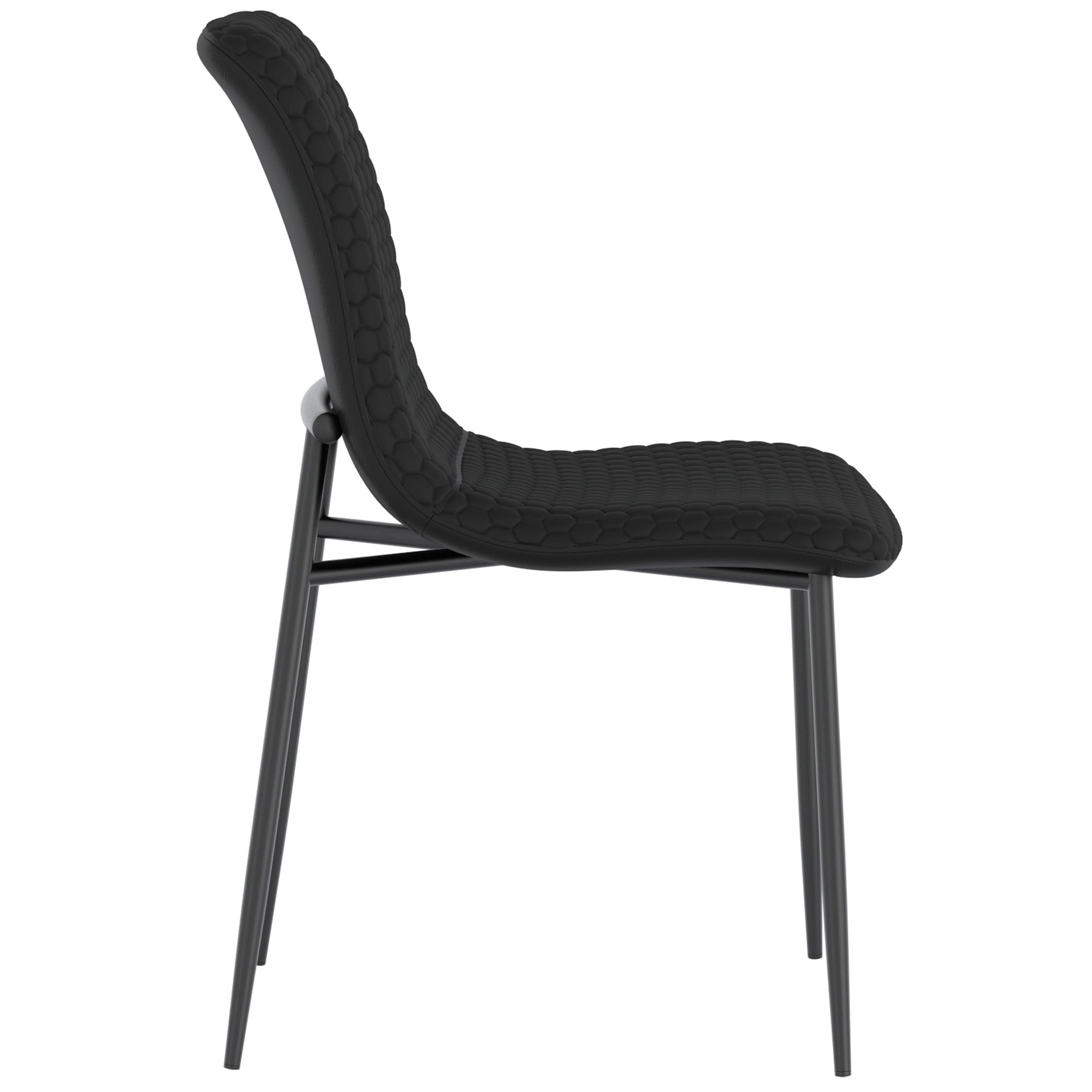 Ensemble de salle à manger Carmilla Brixx Blk-5Pc