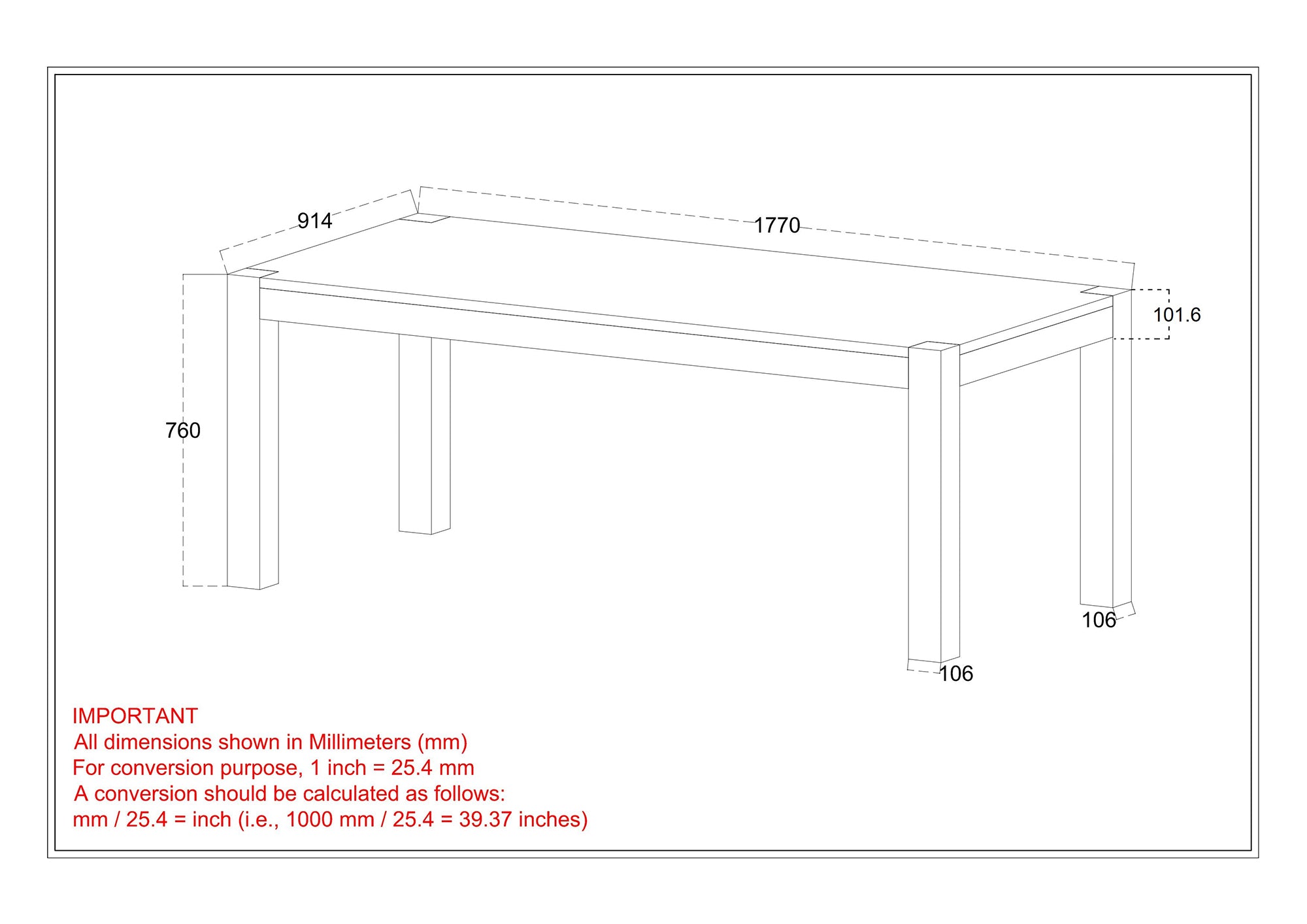 Krish Cora Puwt-7Pc Dining Set