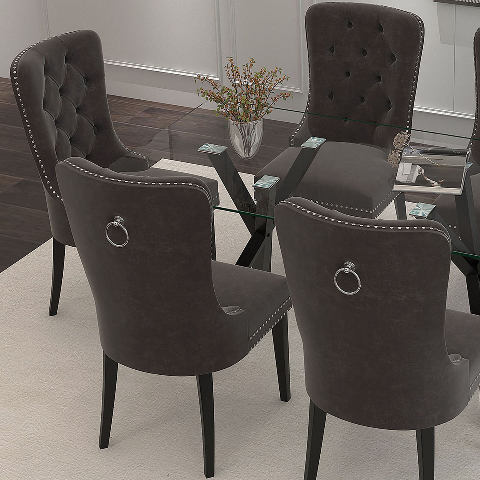 Stark Bk Rizzo Gy-7Pc Dining Set