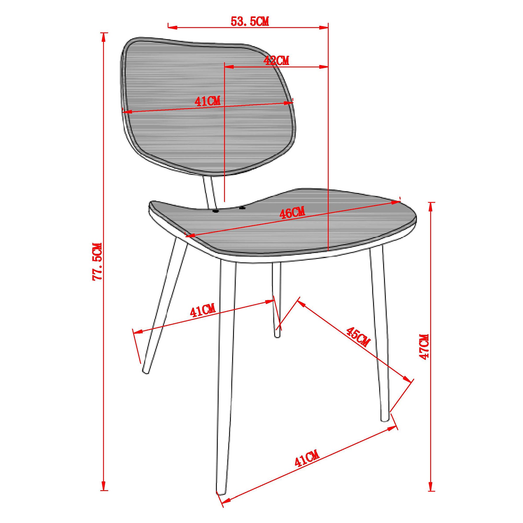 Ensemble de salle à manger Stark Gl Cleo Wt-7 pièces