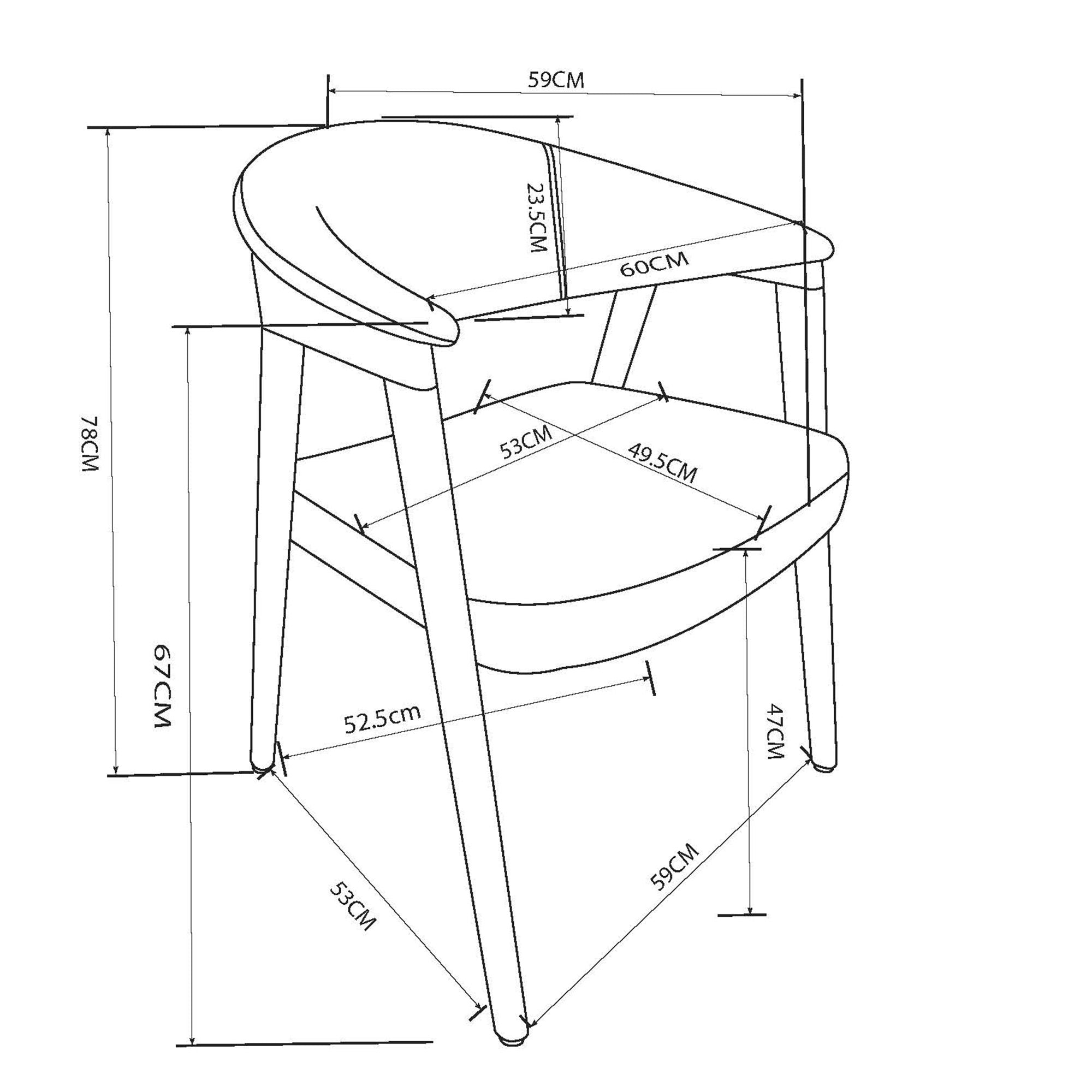 Tovas/Bexley 7pc Dining Set - Black Oval Table with Mushroom Chair