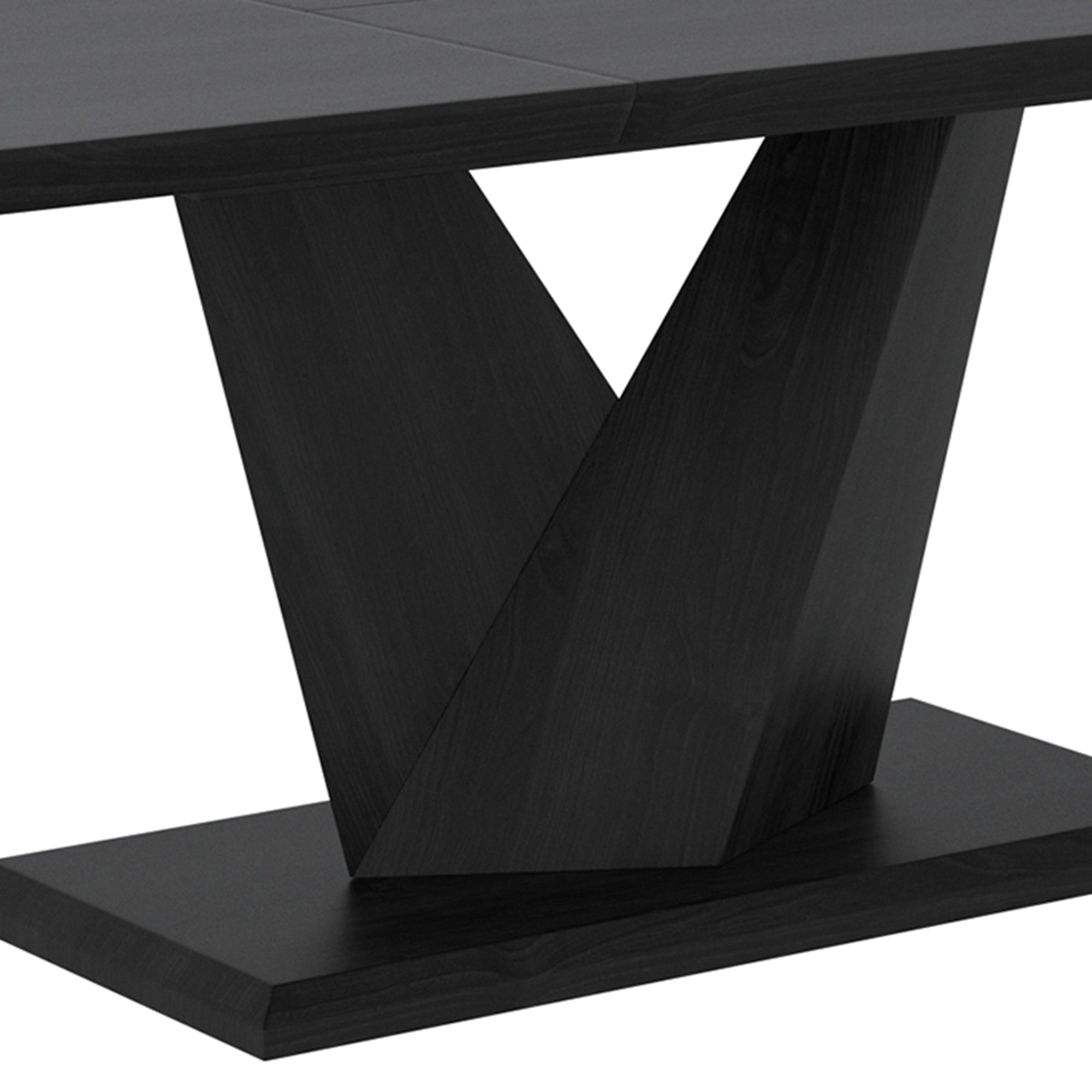 Eclipse Blk Mizal Bk-7Pc Dining Set