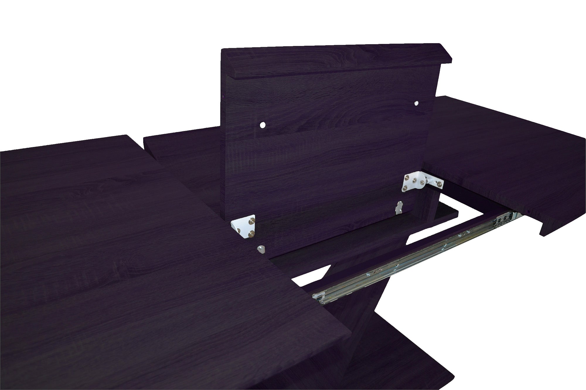 Eclipse Blk Mizal Bk-7Pc Dining Set