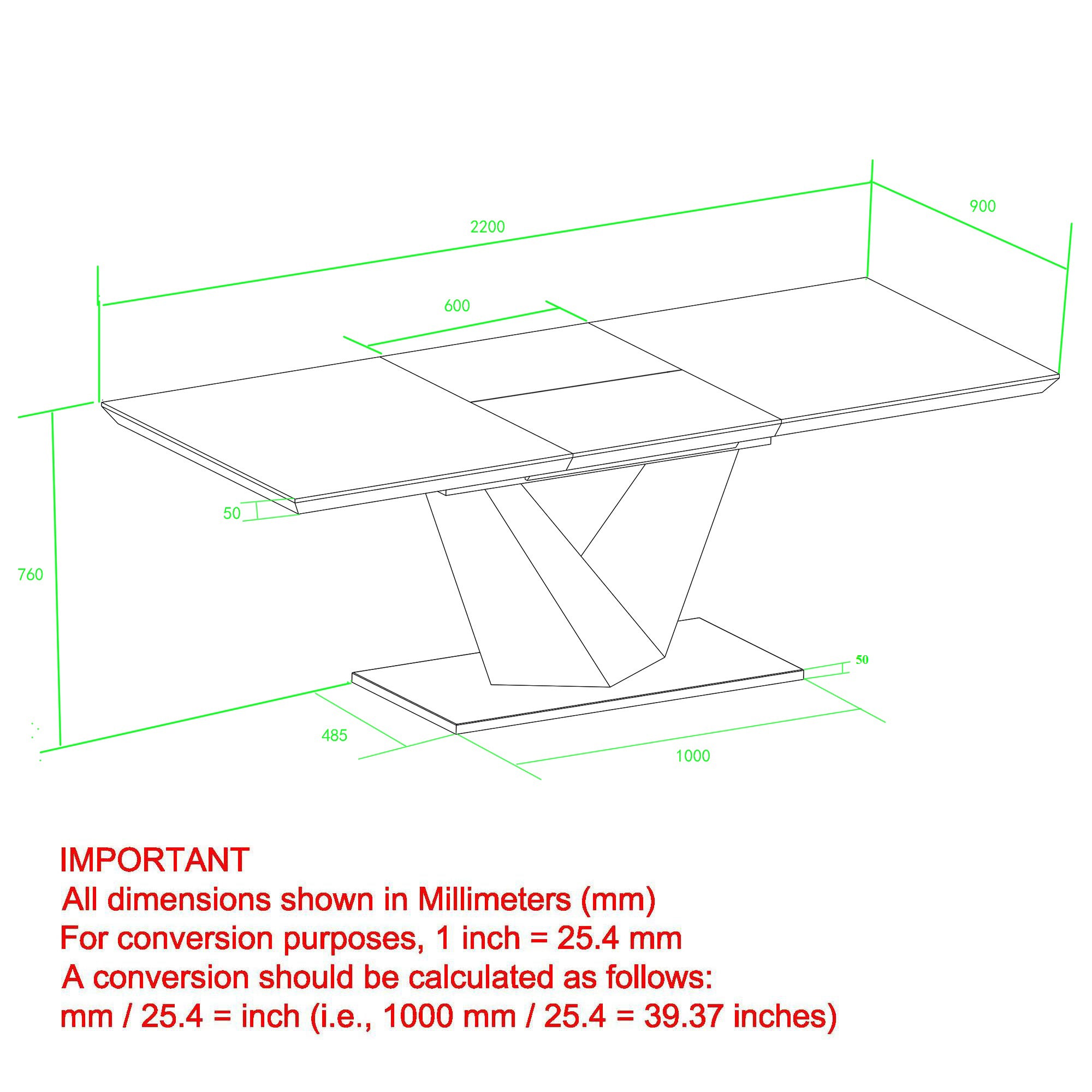 Eclipse Blk Mizal Bk-7Pc Dining Set