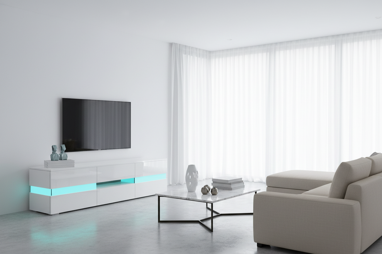 MEUBLE TV MODERNA BLANC
