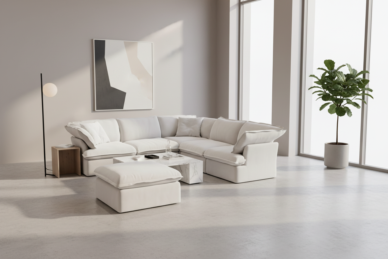 Sky Classic Linen Cloud Sofa