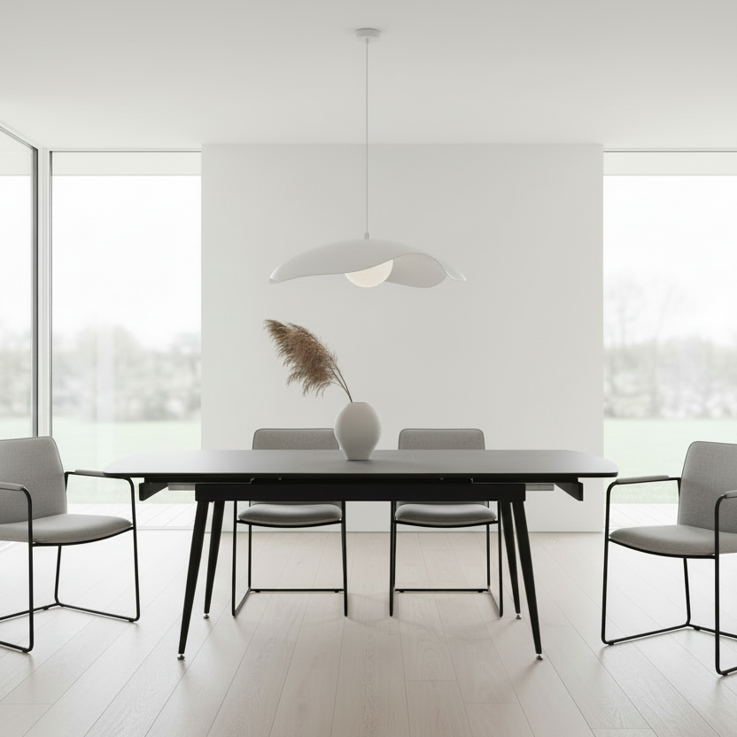 Fabian Dining Table - Light Grey
