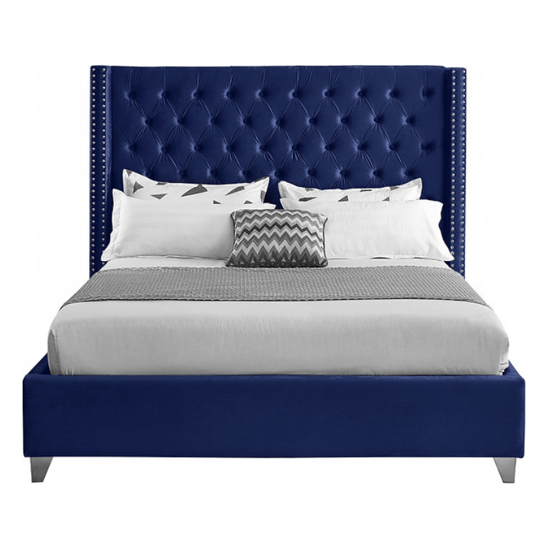 IF-5891 Wing Bed with Deep Button Tufting