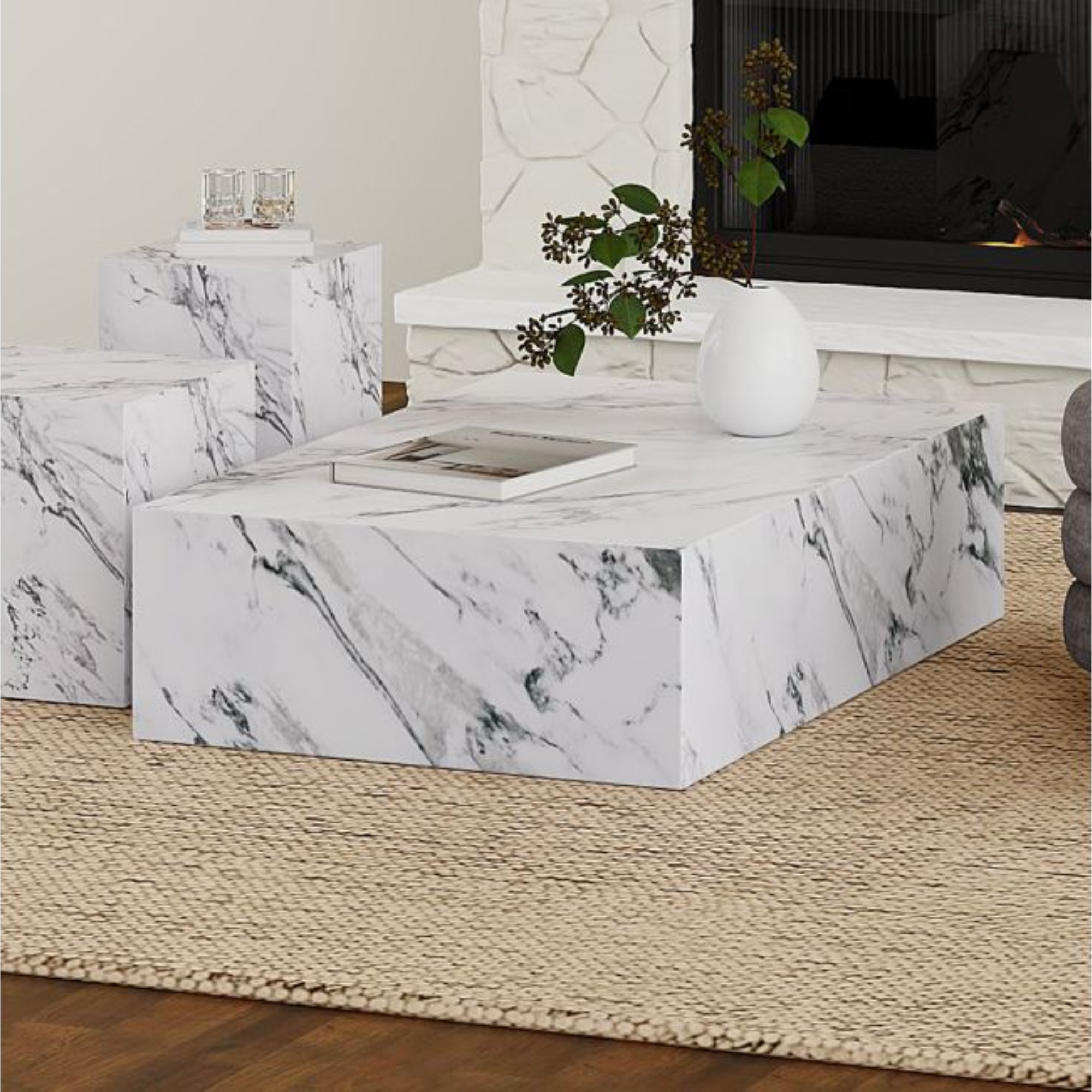 Artemis Contract Grade Rectangular Coffee Table