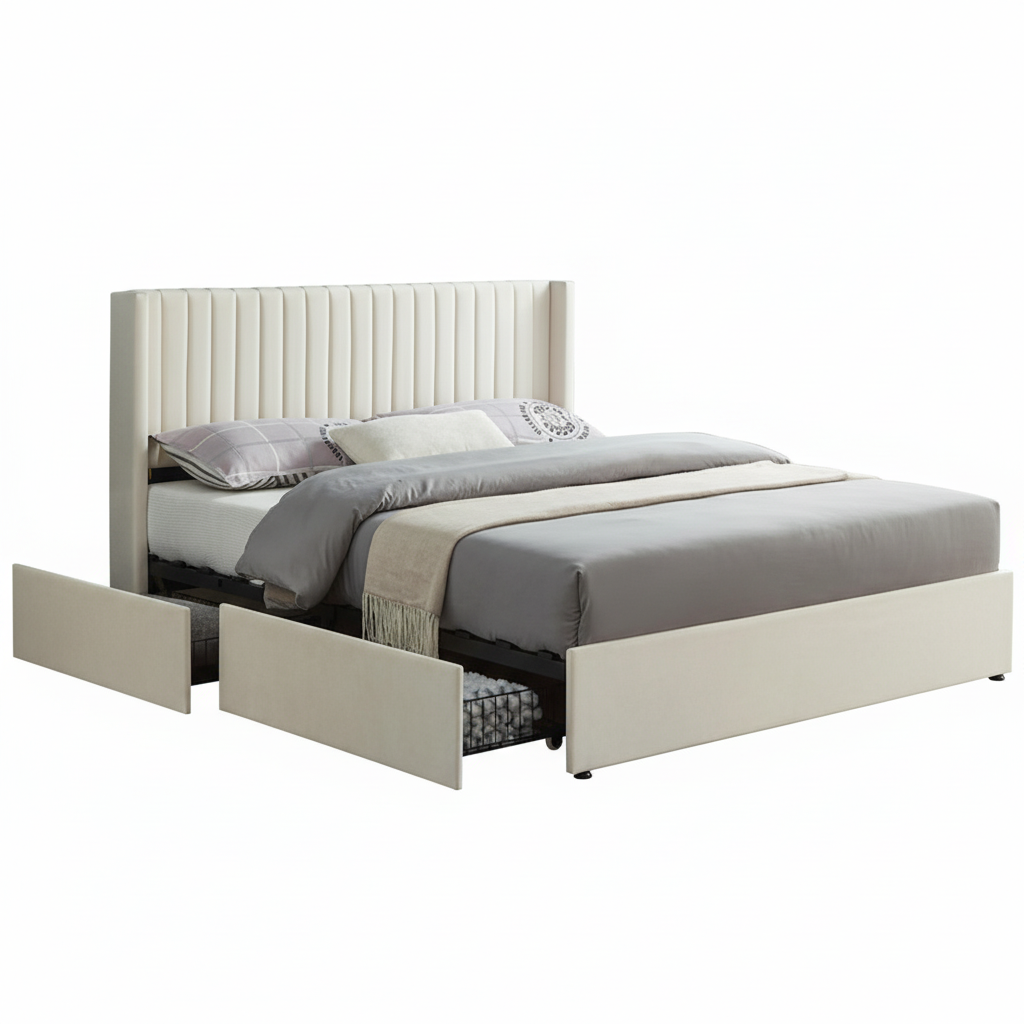 IF-5407 Wingback Design Bed