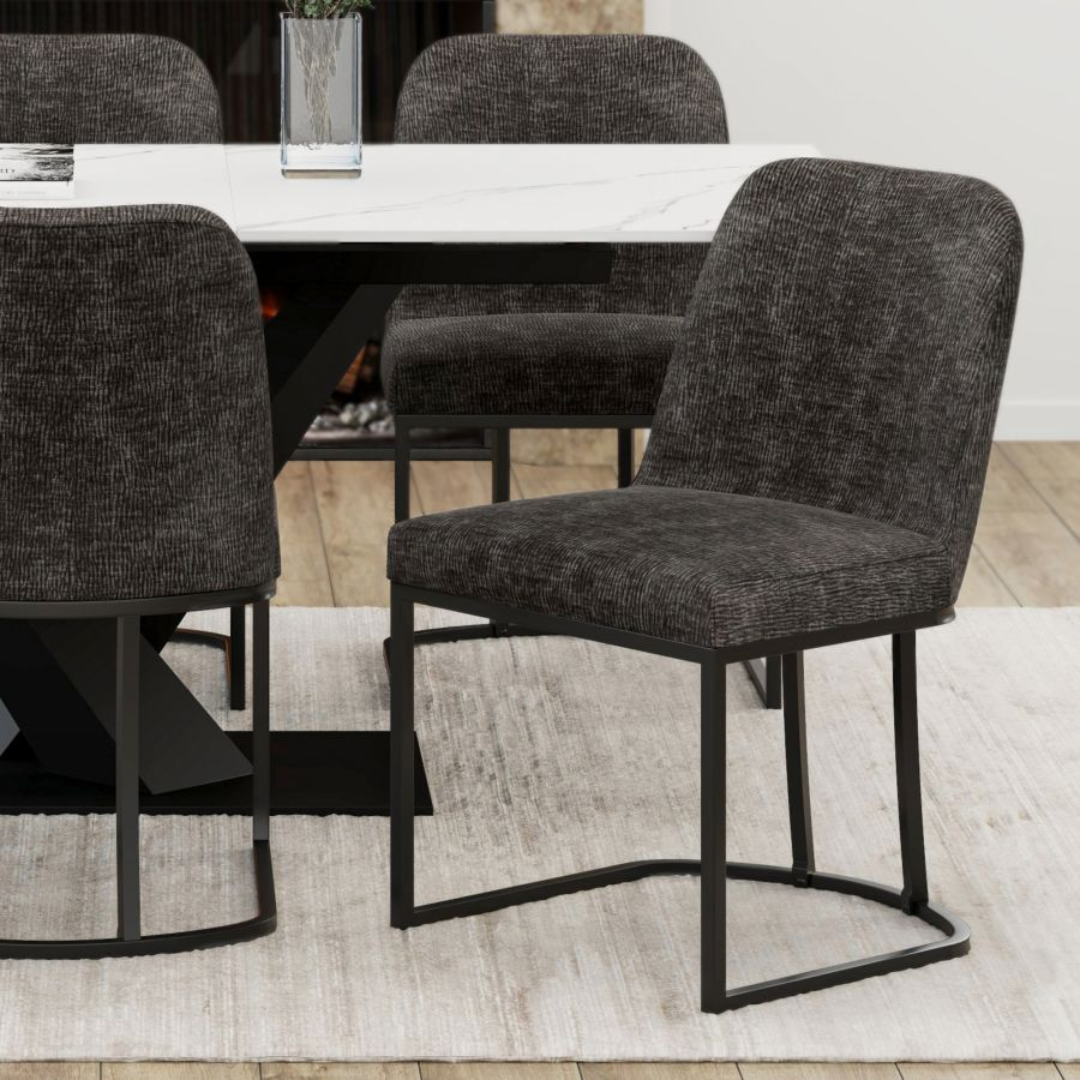 Chaise de salle à manger Dario, lot de 2