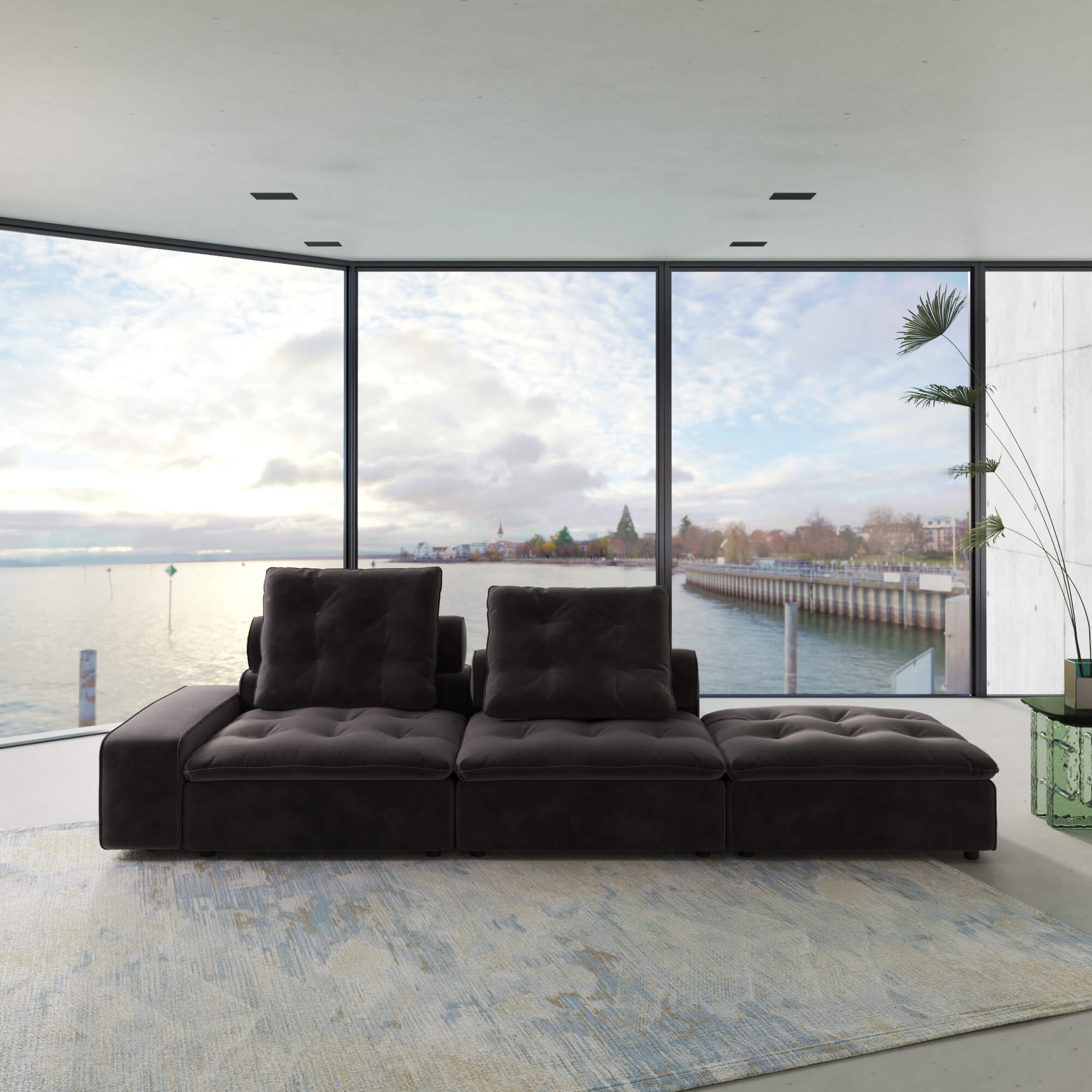 Sky Cloud Deluxe Adjustable Sectional Sofa