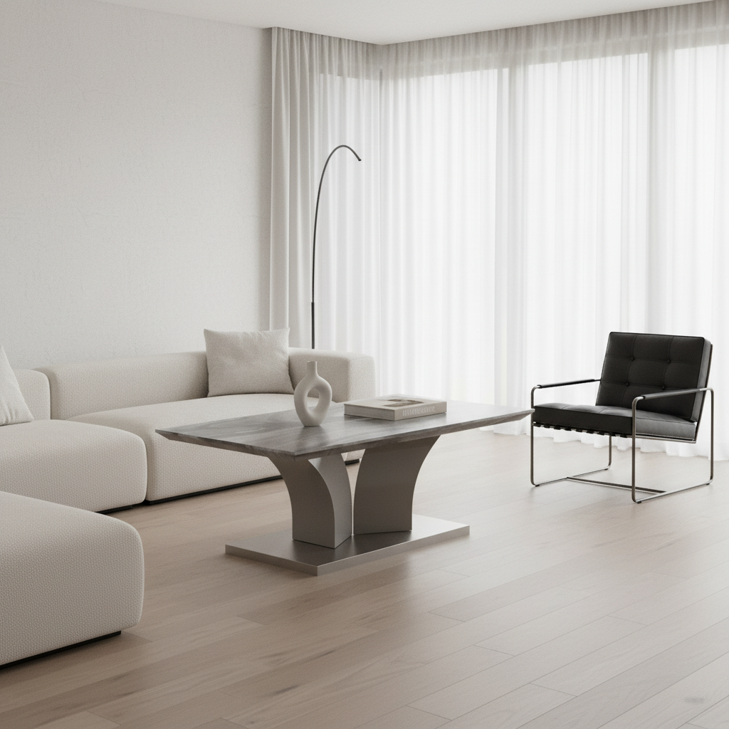 Napoli Coffee Table in Light Grey